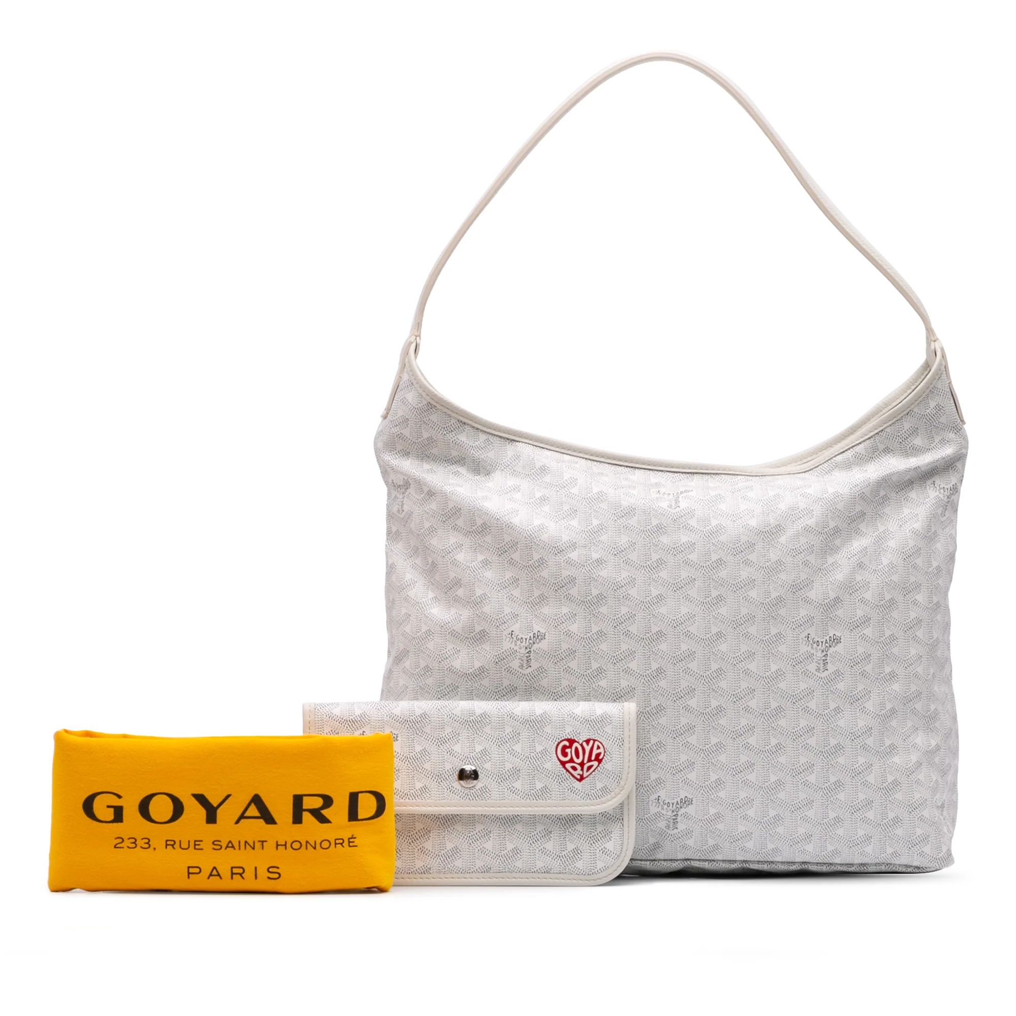 Goyard | Pre-Owned Goyardine Boheme Hobo - II | White - Image 2