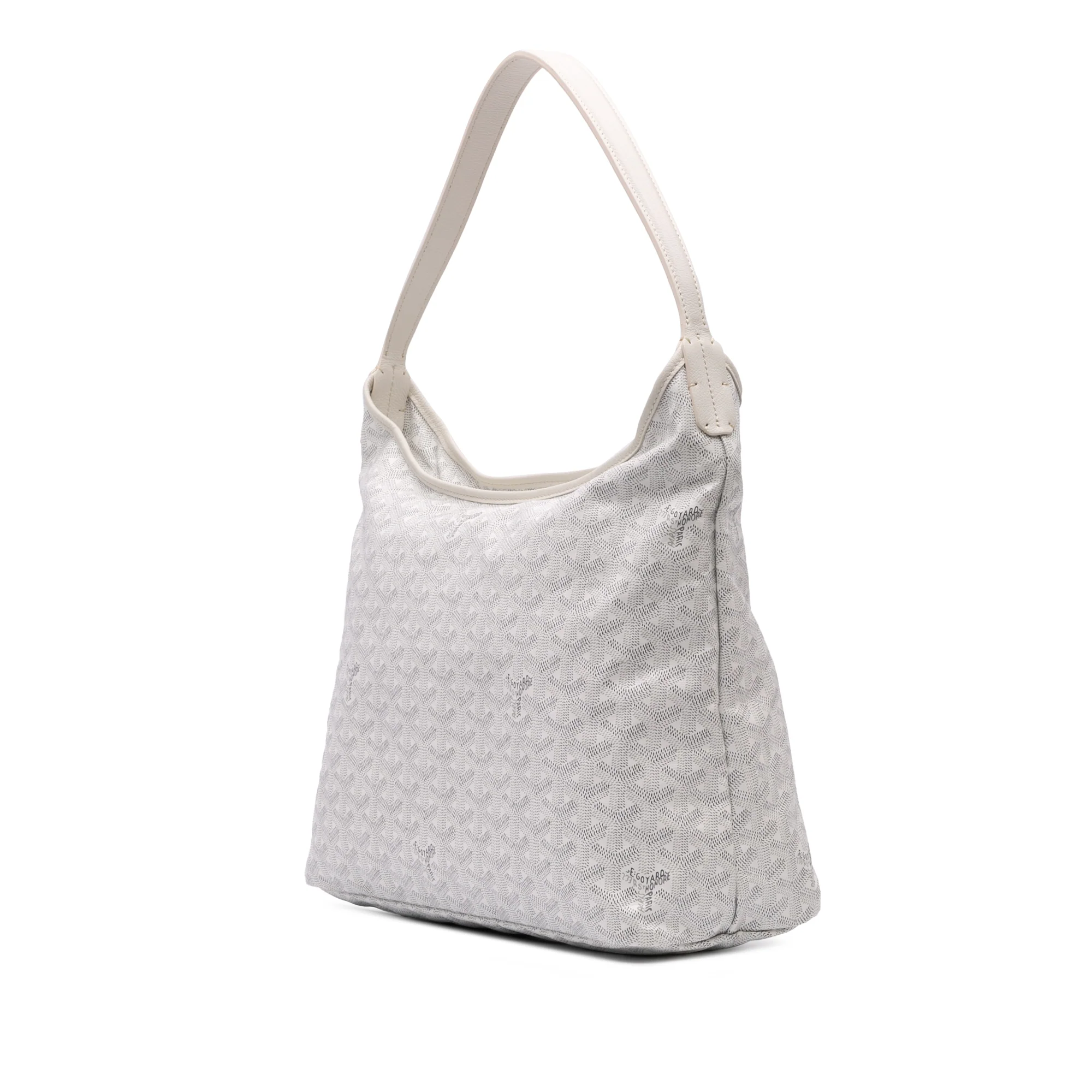 Goyard | Pre-Owned Goyardine Boheme Hobo - II | White - Image 3