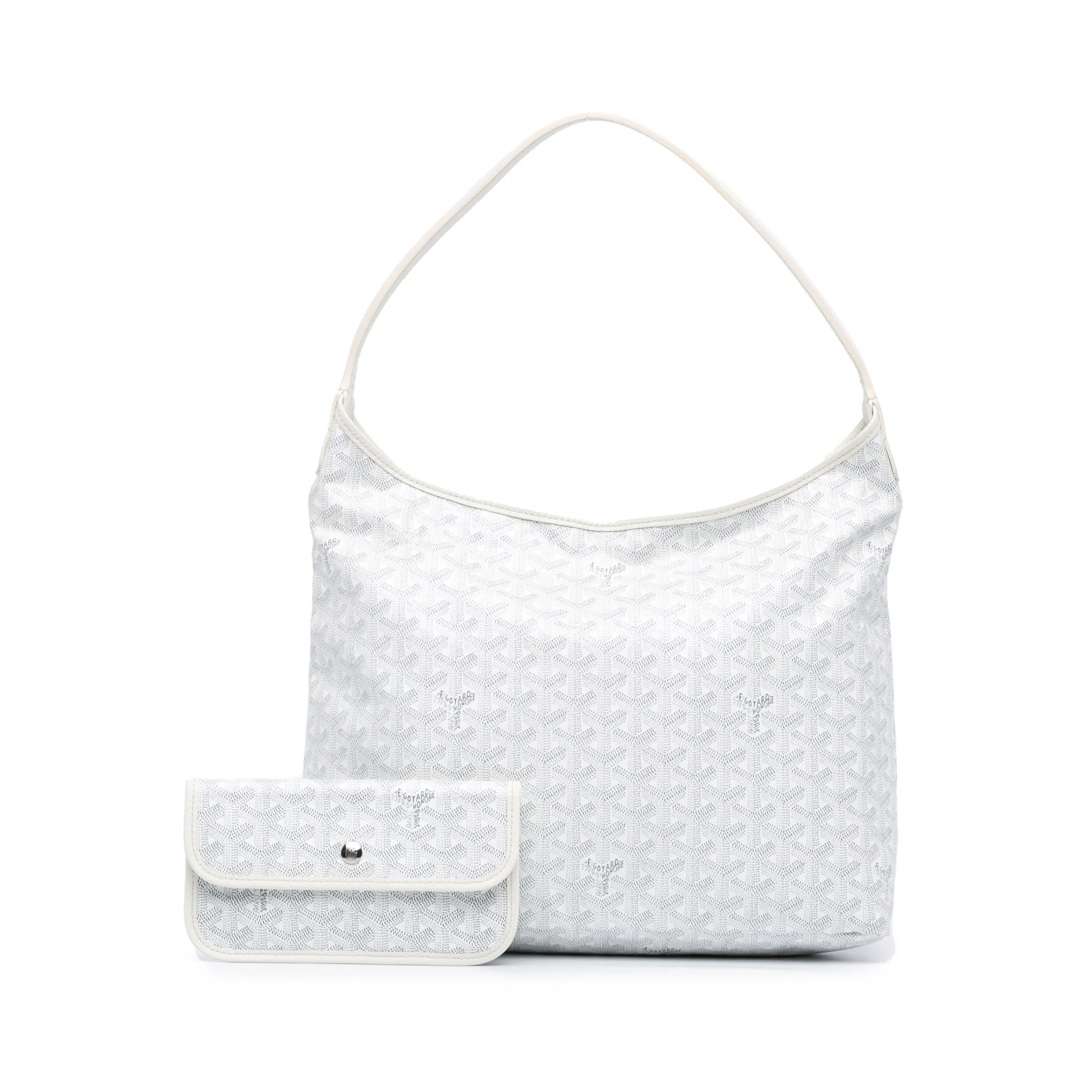 Goyard | Pre-Owned Goyardine Boheme Hobo - III | White - Image 2