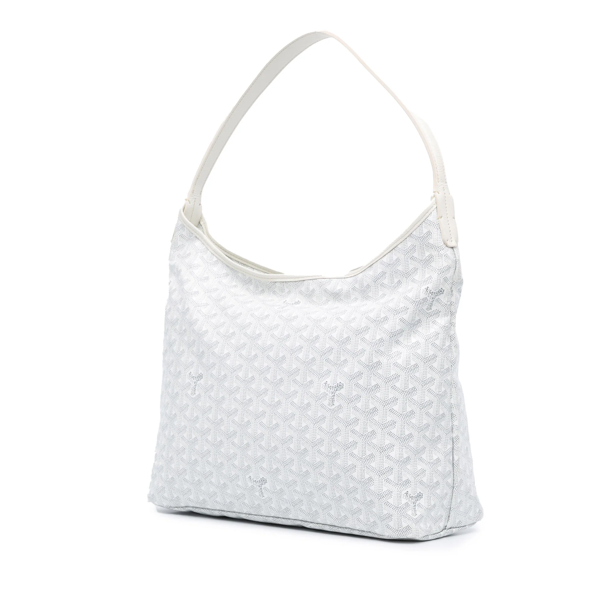 Goyard | Pre-Owned Goyardine Boheme Hobo - III | White - Image 4