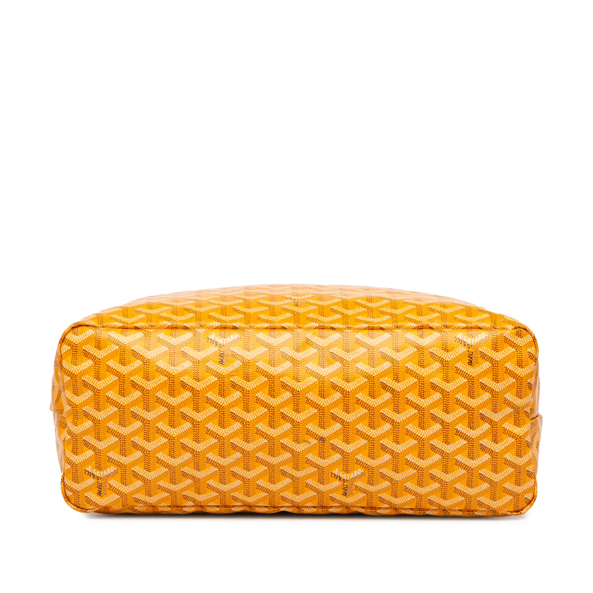 Goyard | Pre-Owned Goyardine Boheme Hobo - III | Yellow - Image 4