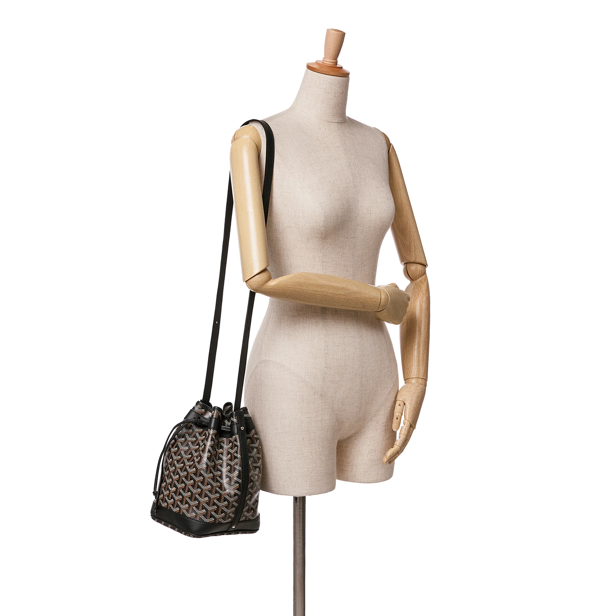 Goyard | Pre-Owned Goyardine Petit Flot | Black - Image 7