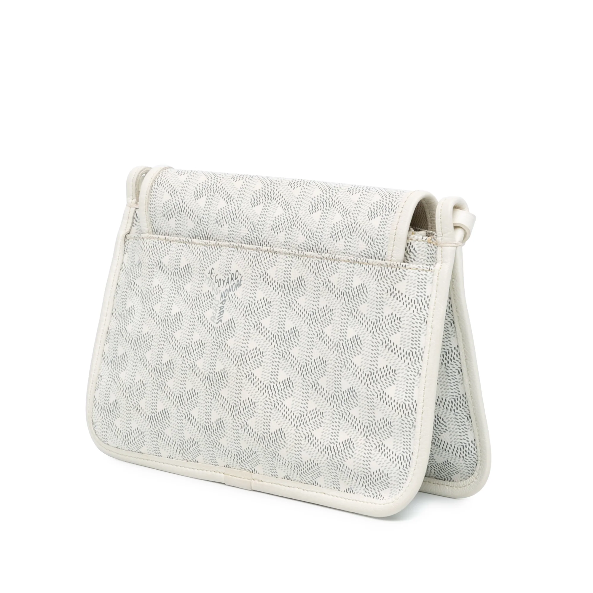 Goyard | Pre-Owned Goyardine Plumet Pocket Wallet - II | White - Image 2