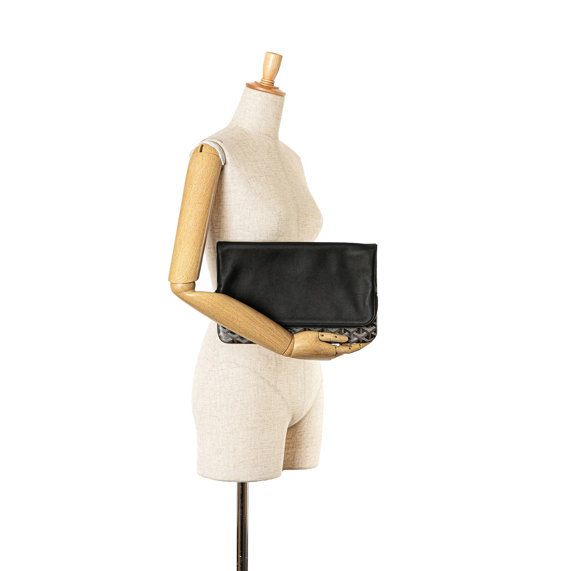 Goyard | Pre-Owned Goyardine Sainte Marie | Black - Image 7