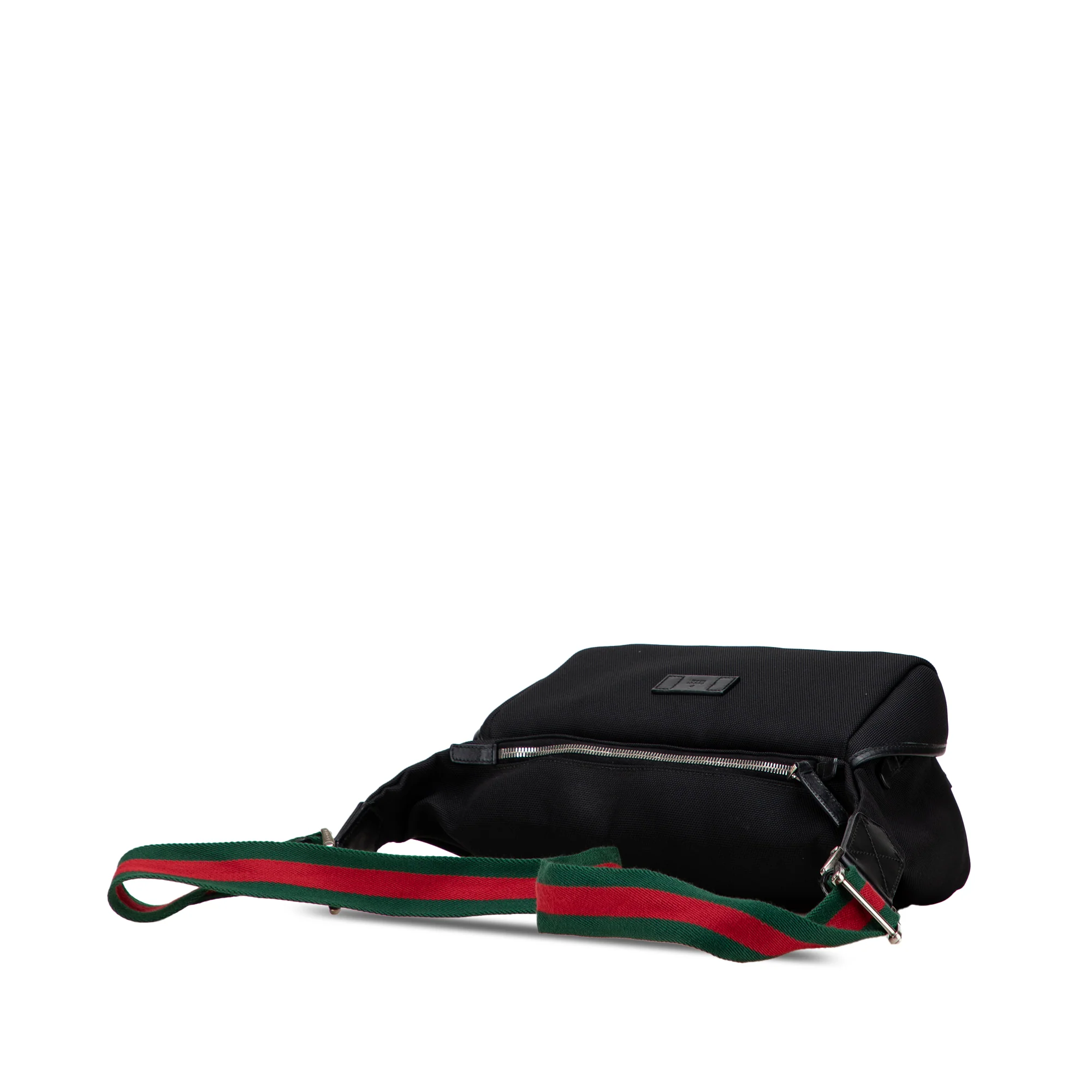 Gucci | Pre-Owned Canvas Techno Web Belt Bag | Black - Image 3