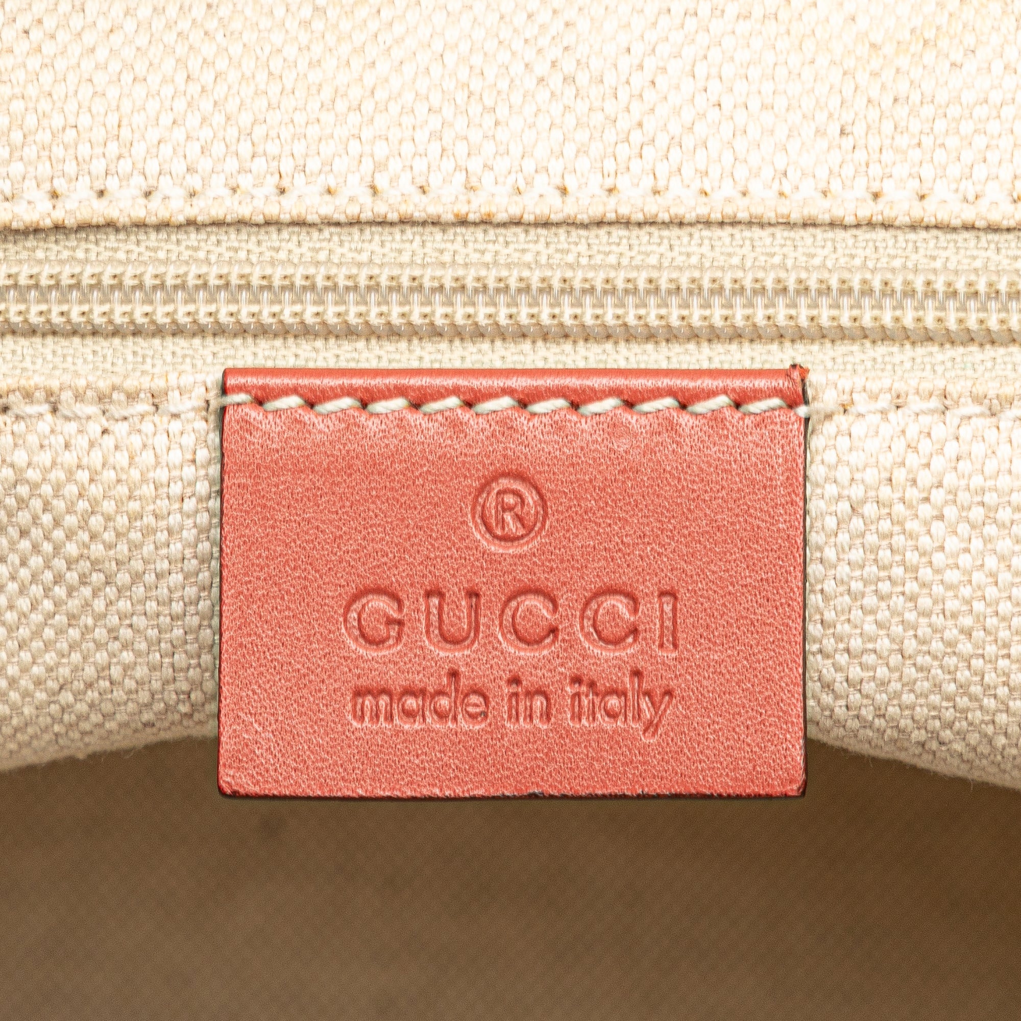 Gucci | Pre-Owned Diamante Canvas Sukey Satchel | Beige - Image 10
