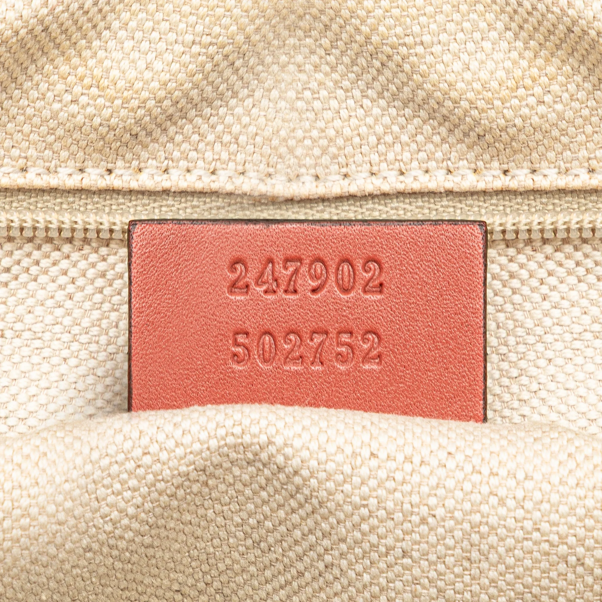 Gucci | Pre-Owned Diamante Canvas Sukey Satchel | Beige - Image 11