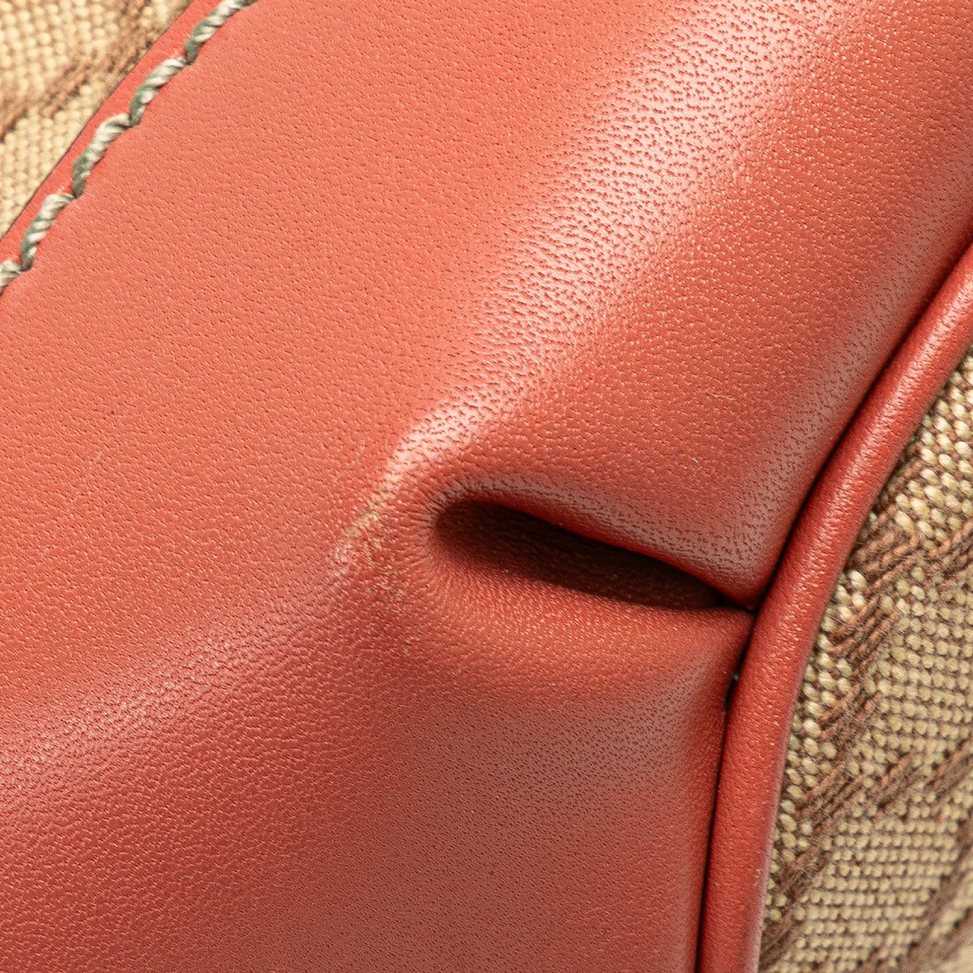 Gucci | Pre-Owned Diamante Canvas Sukey Satchel | Beige - Image 3