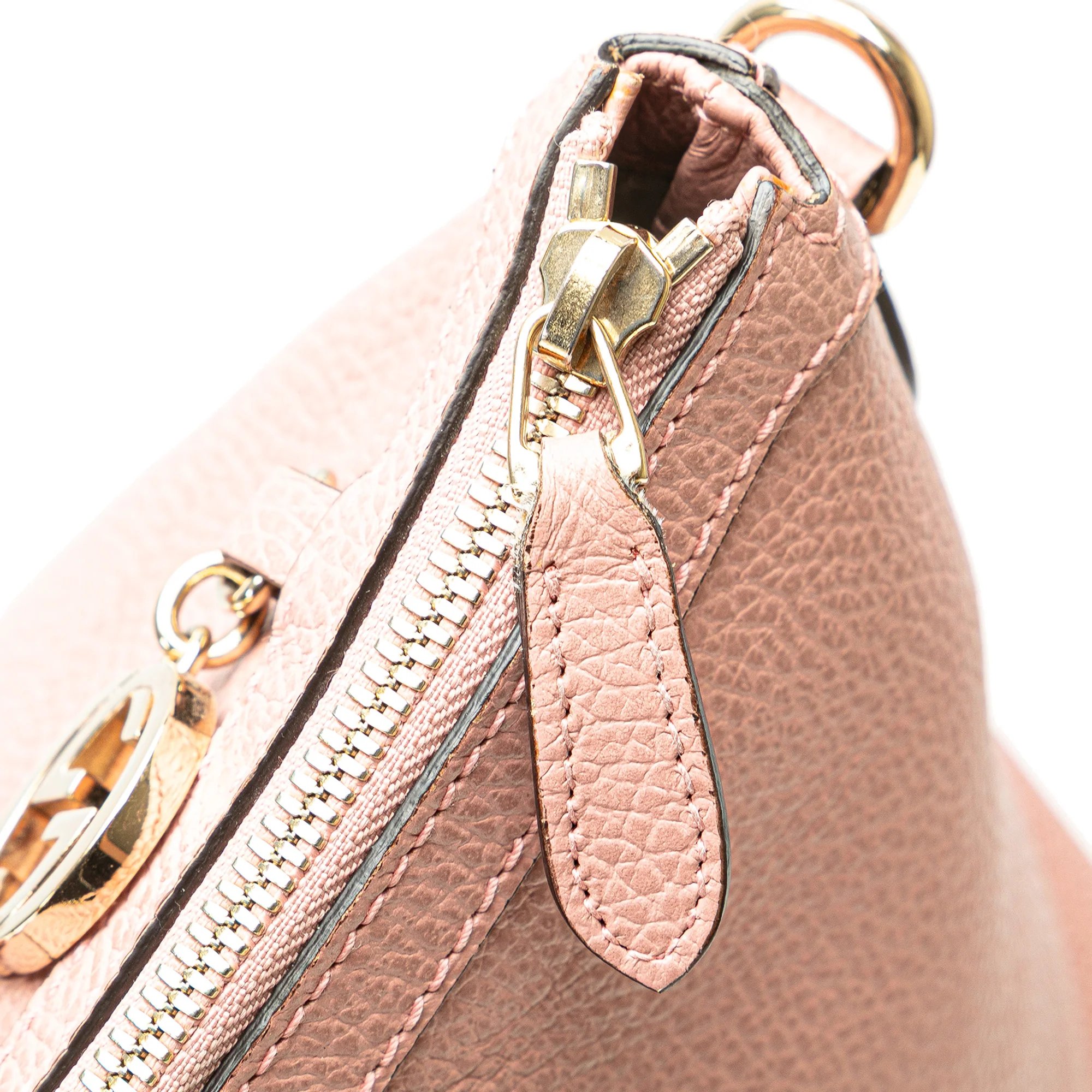 Gucci | Pre-Owned Dollar Calfskin GG Charm Satchel - I | Pink - Image 10