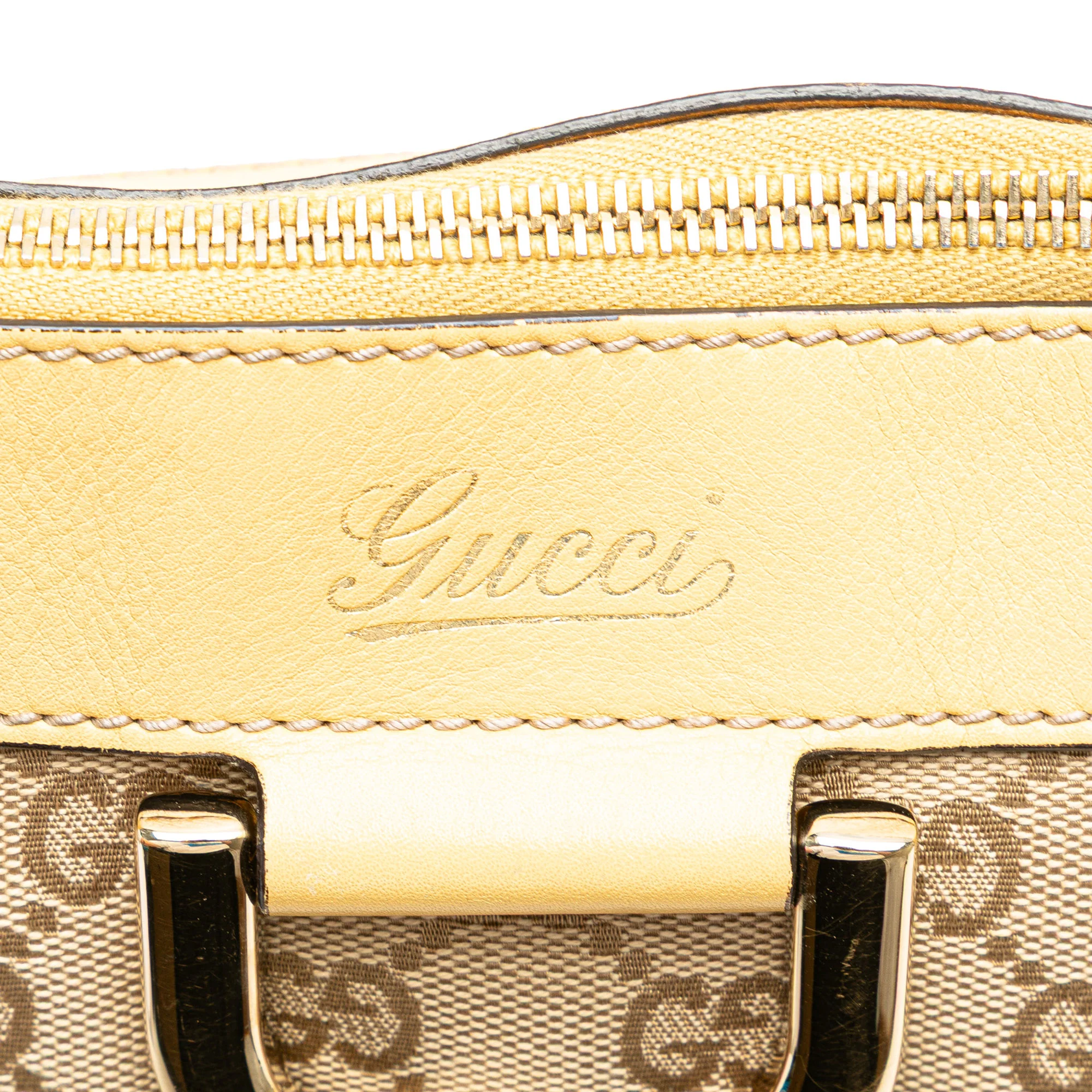 Gucci | Pre-Owned GG Canvas Abbey D Ring Crossbody | Beige - Image 12