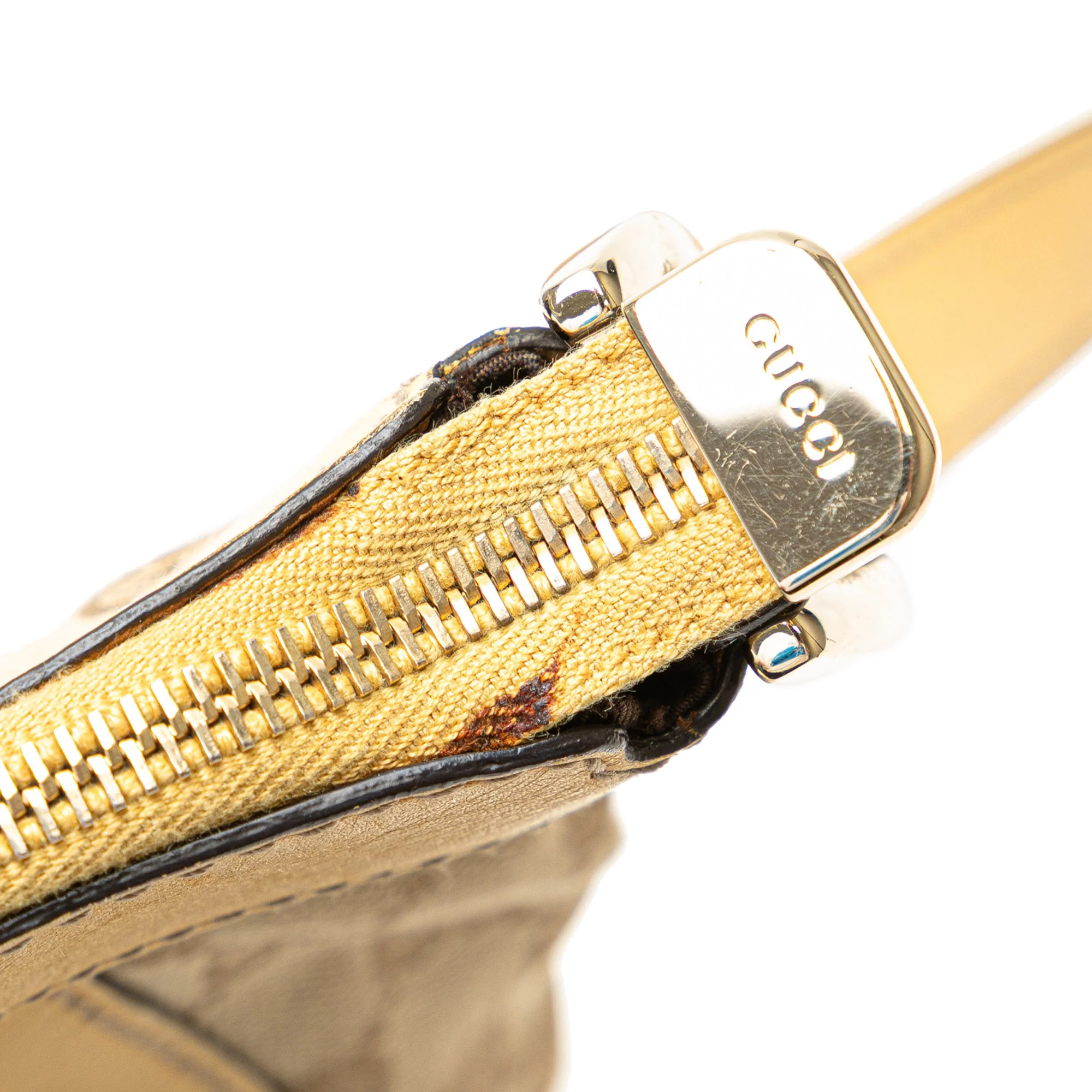 Gucci | Pre-Owned GG Canvas Abbey D Ring Crossbody | Beige - Image 2