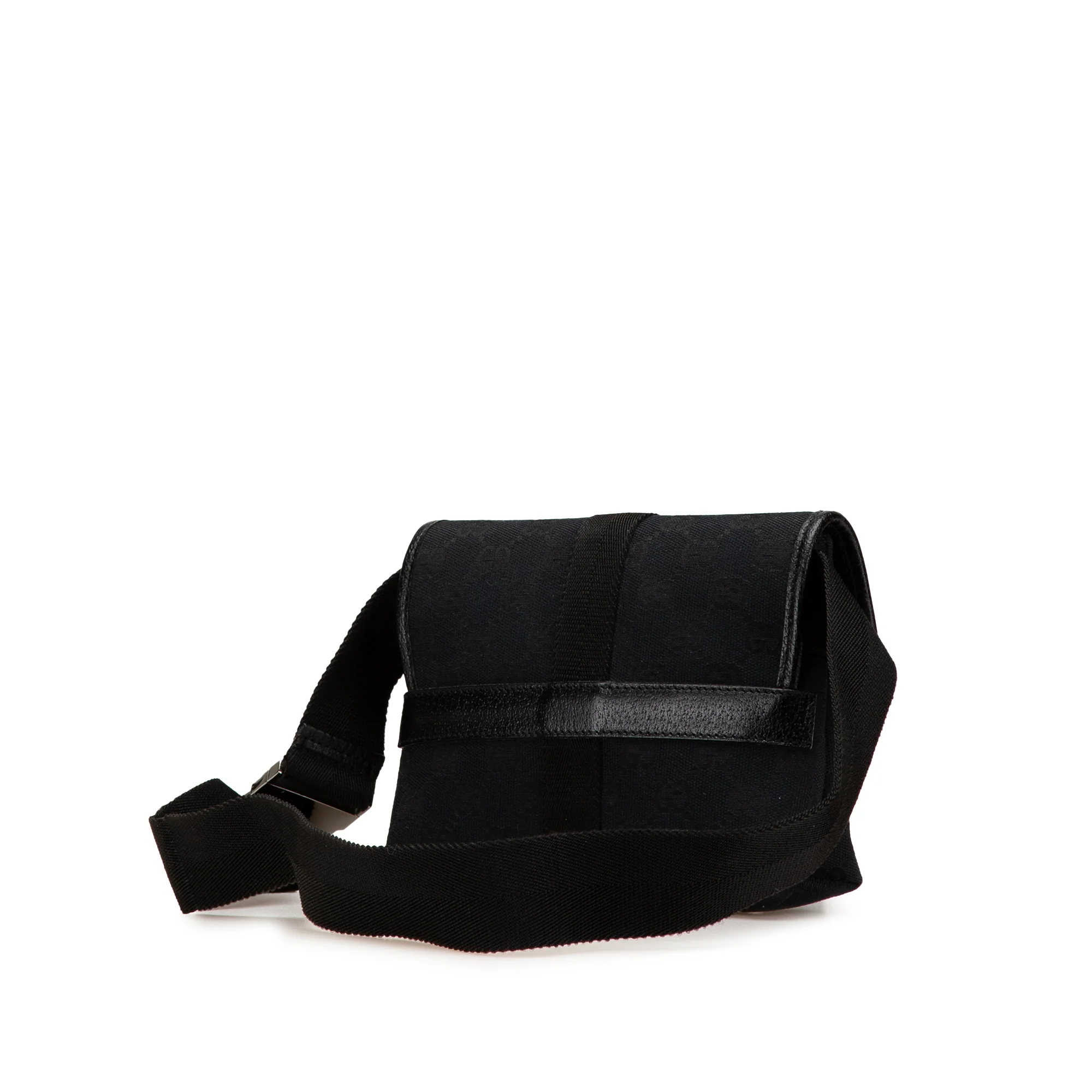 Gucci | Pre-Owned GG Canvas Belt Bag | Black - Image 4