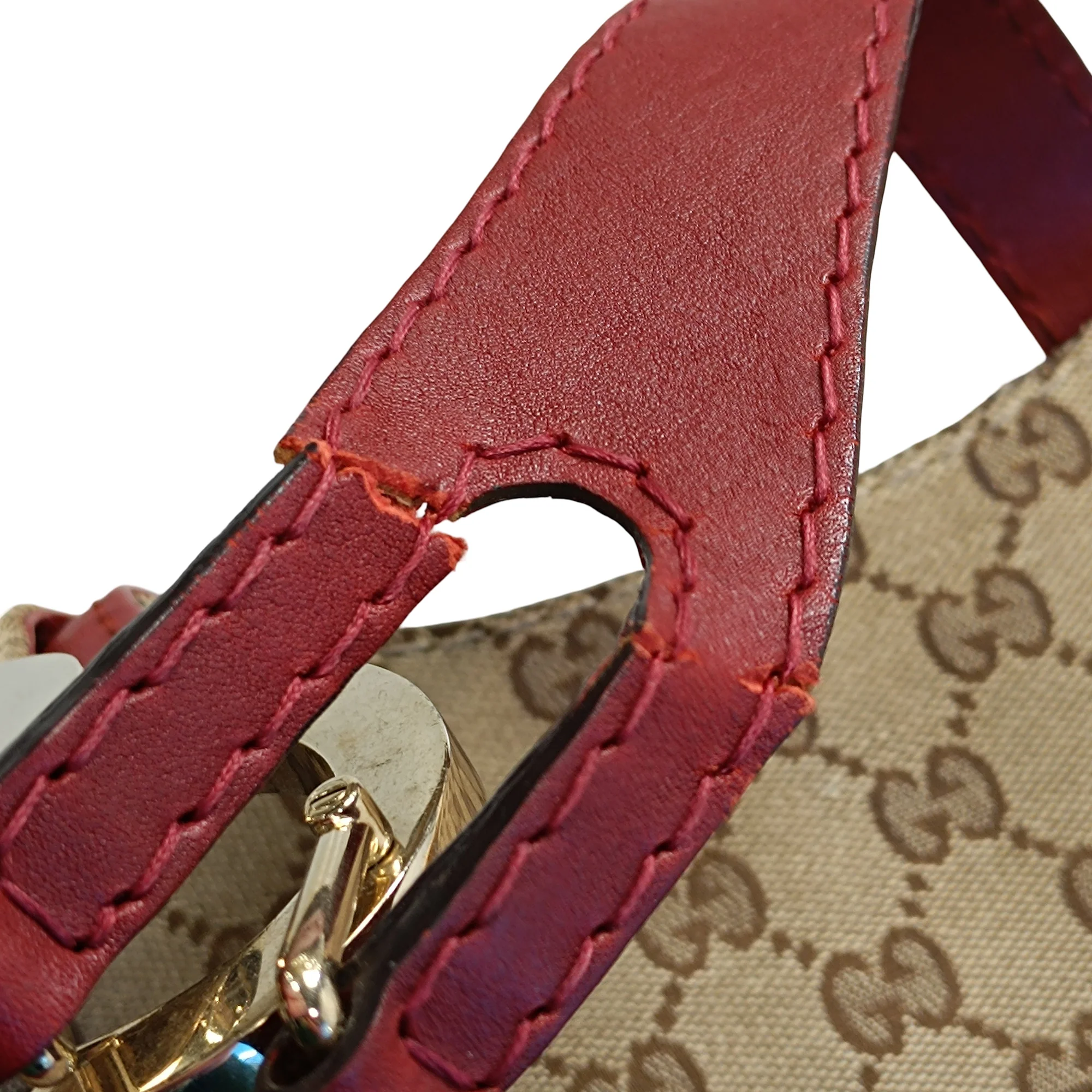 Gucci | Pre-Owned GG Canvas Charlotte Crossbody | Beige - Image 7