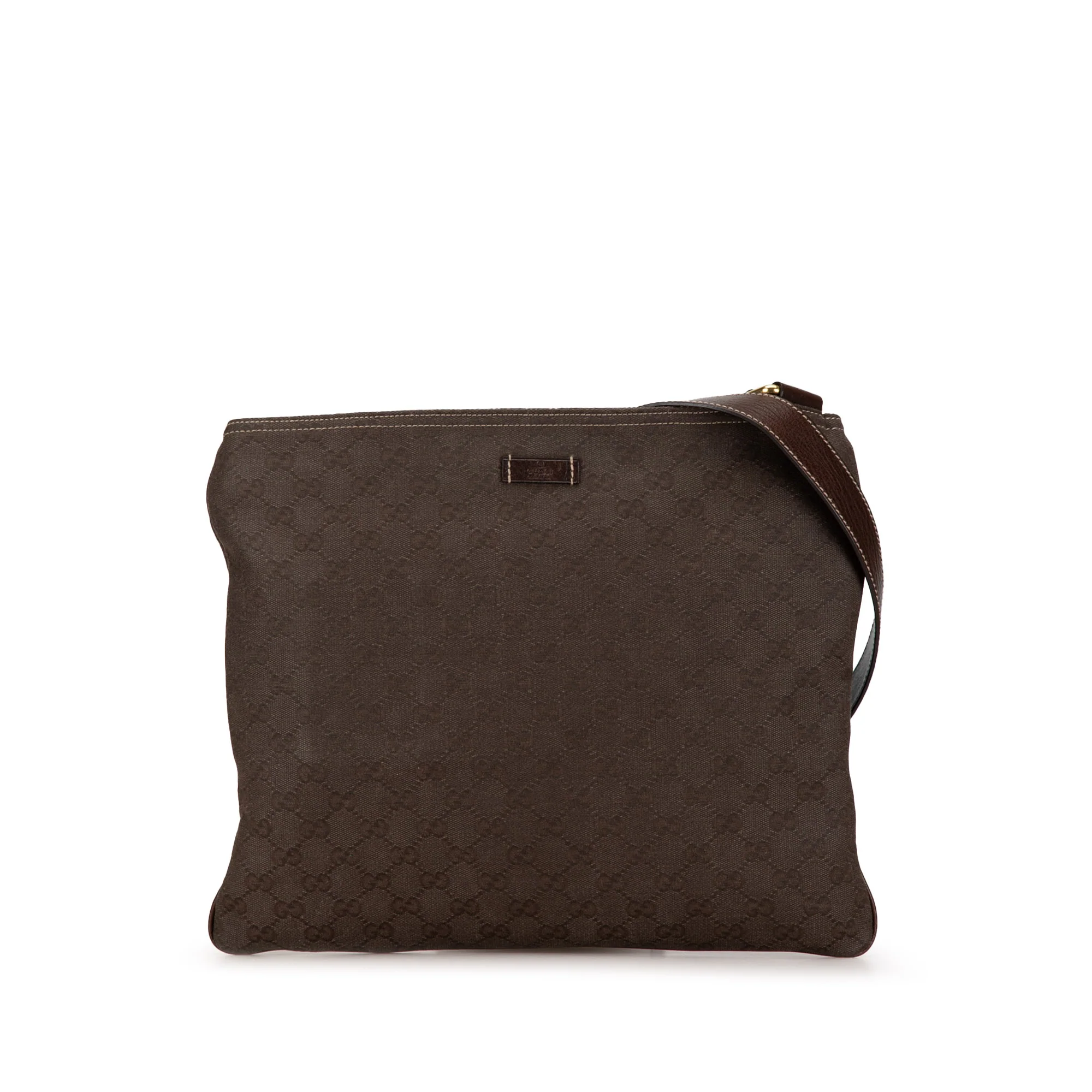 Gucci | Pre-Owned GG Canvas Crossbody | Brown/Dark Brown