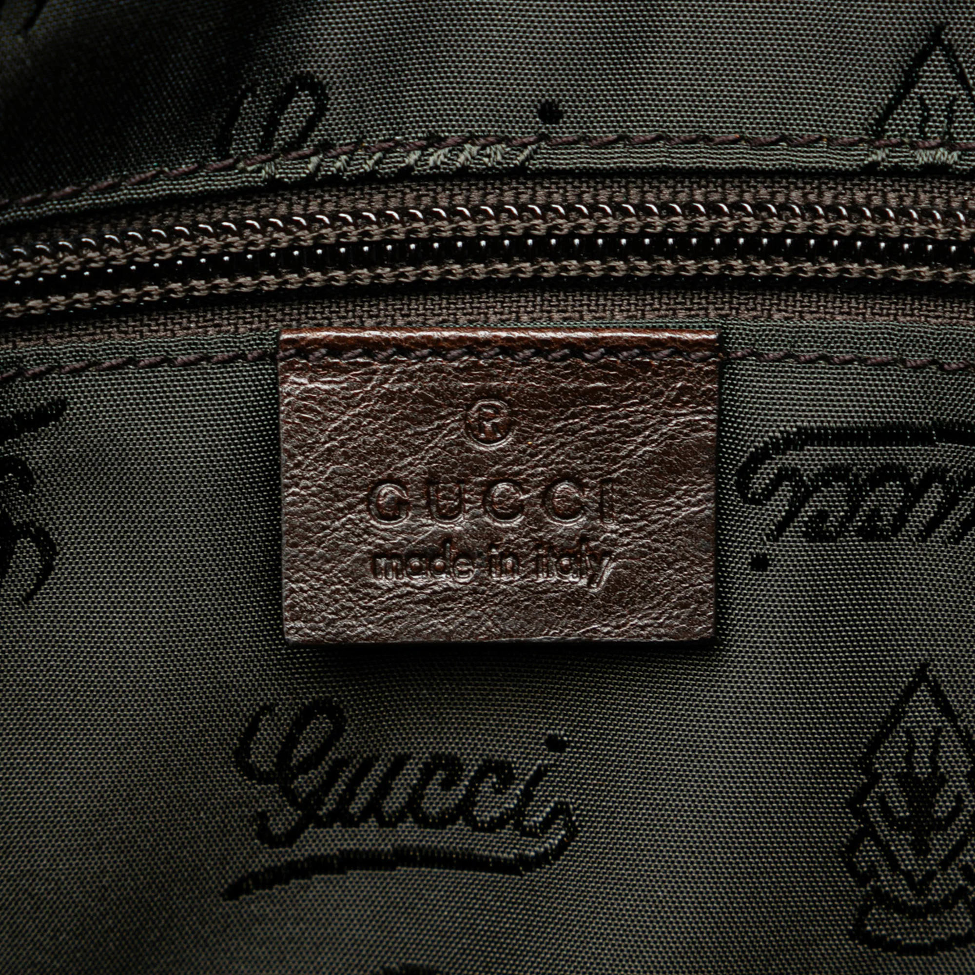 Gucci | Pre-Owned GG Canvas Crossbody | Brown/Dark Brown - Image 5