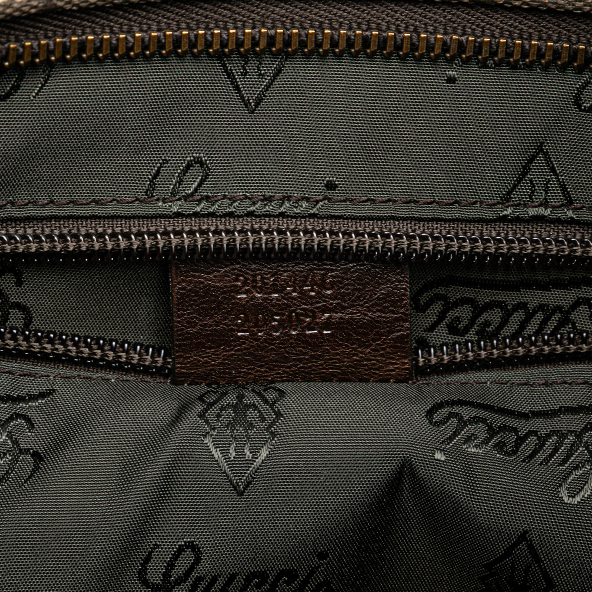 Gucci | Pre-Owned GG Canvas Crossbody | Brown/Dark Brown - Image 6