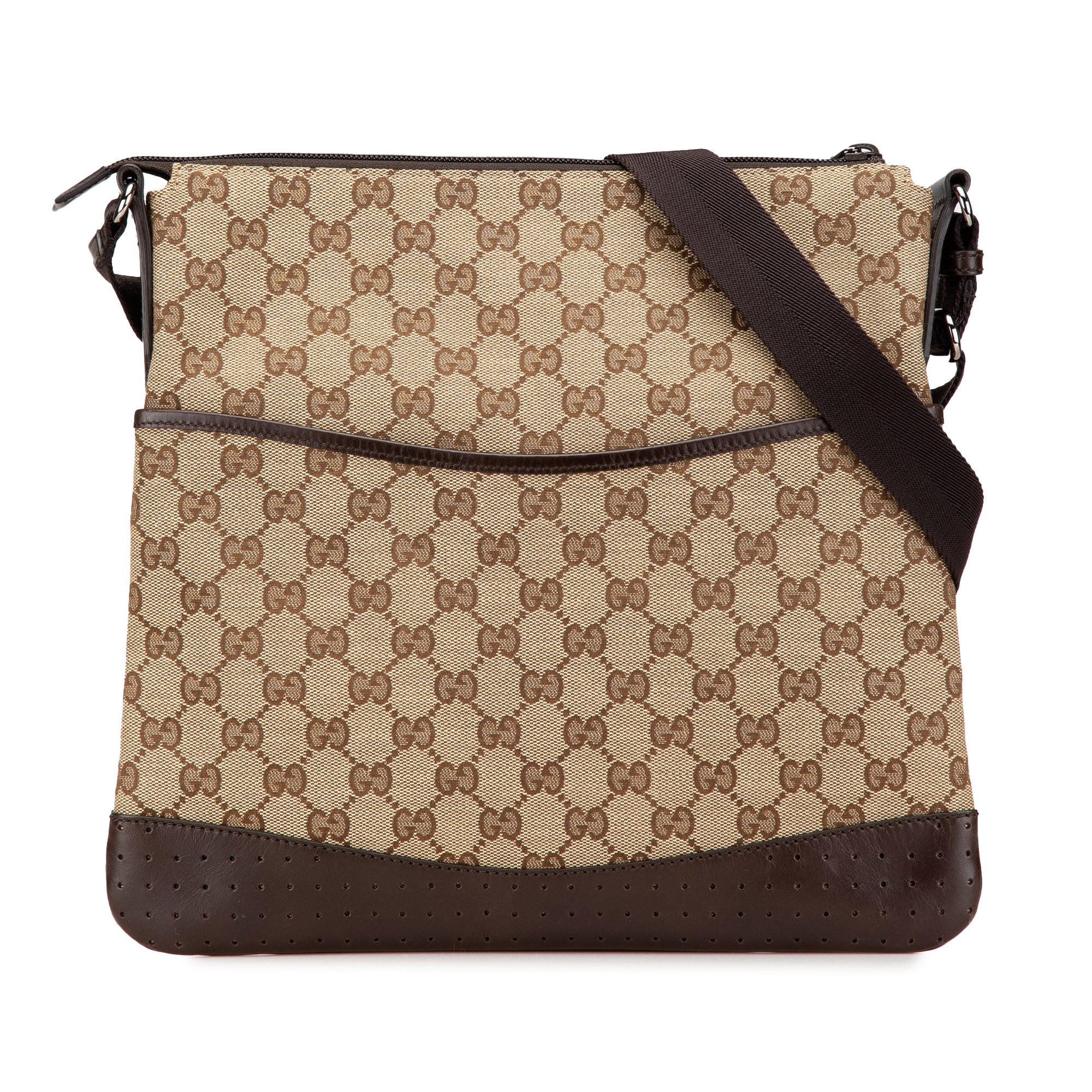 Gucci | Pre-Owned GG Canvas Crossbody - I | Beige