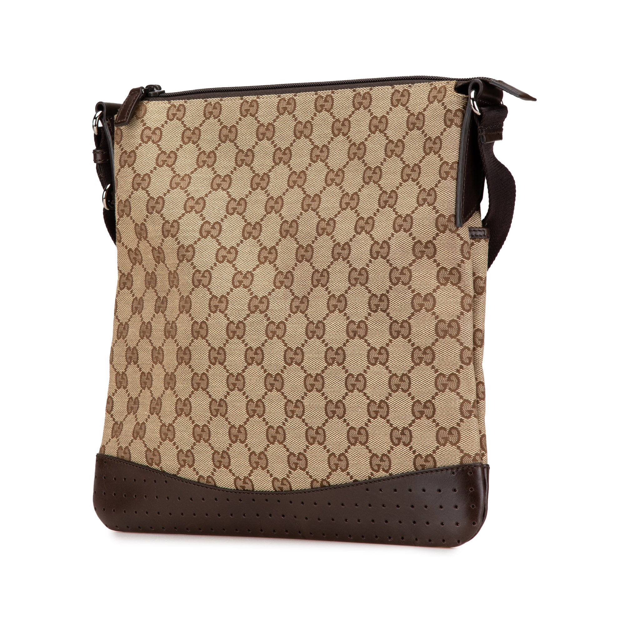 Gucci | Pre-Owned GG Canvas Crossbody - I | Beige - Image 4