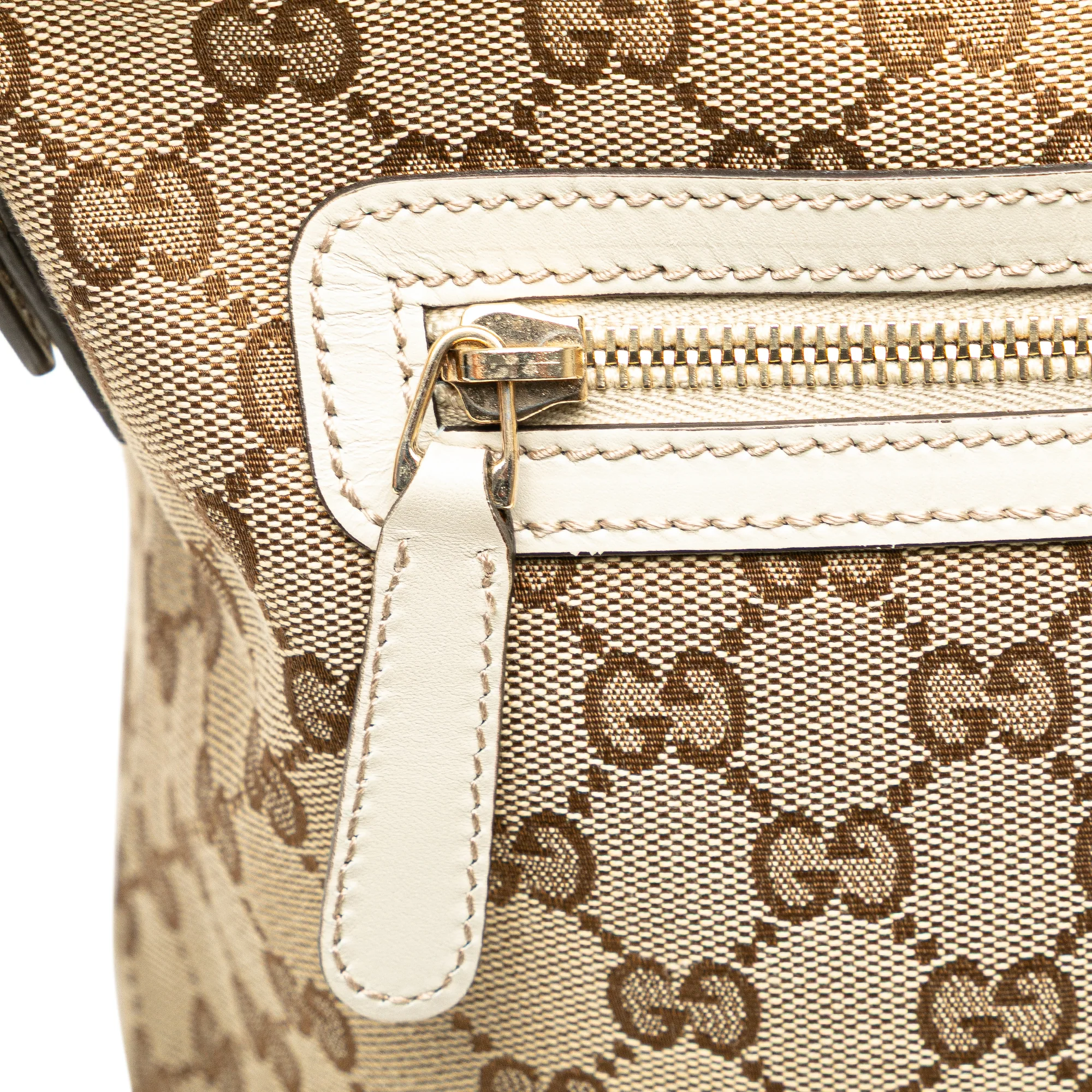 Gucci | Pre-Owned GG Canvas Crossbody - II | Beige - Image 12