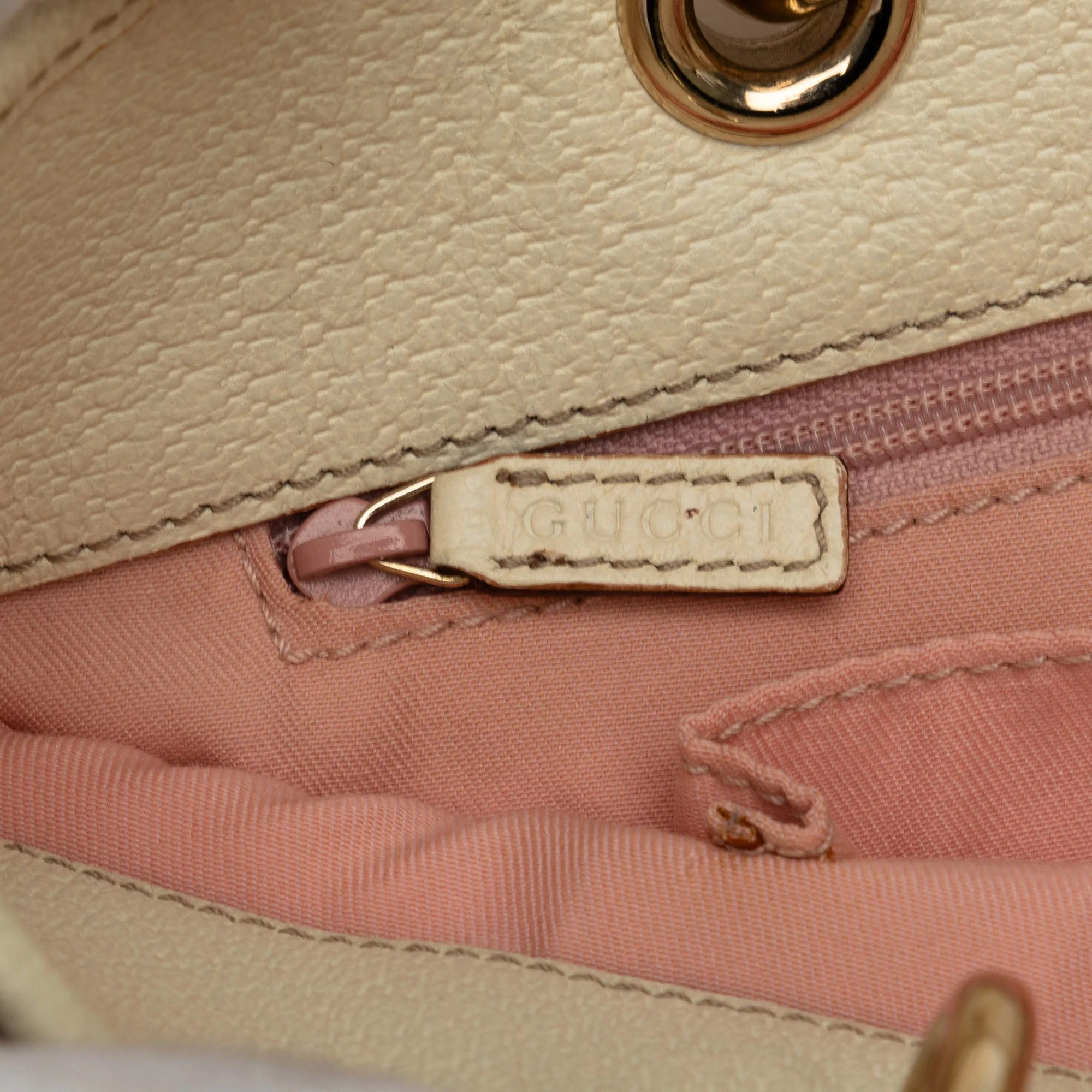 Gucci | Pre-Owned GG Canvas Eclipse Tote | Pink/Light Pink - Image 21