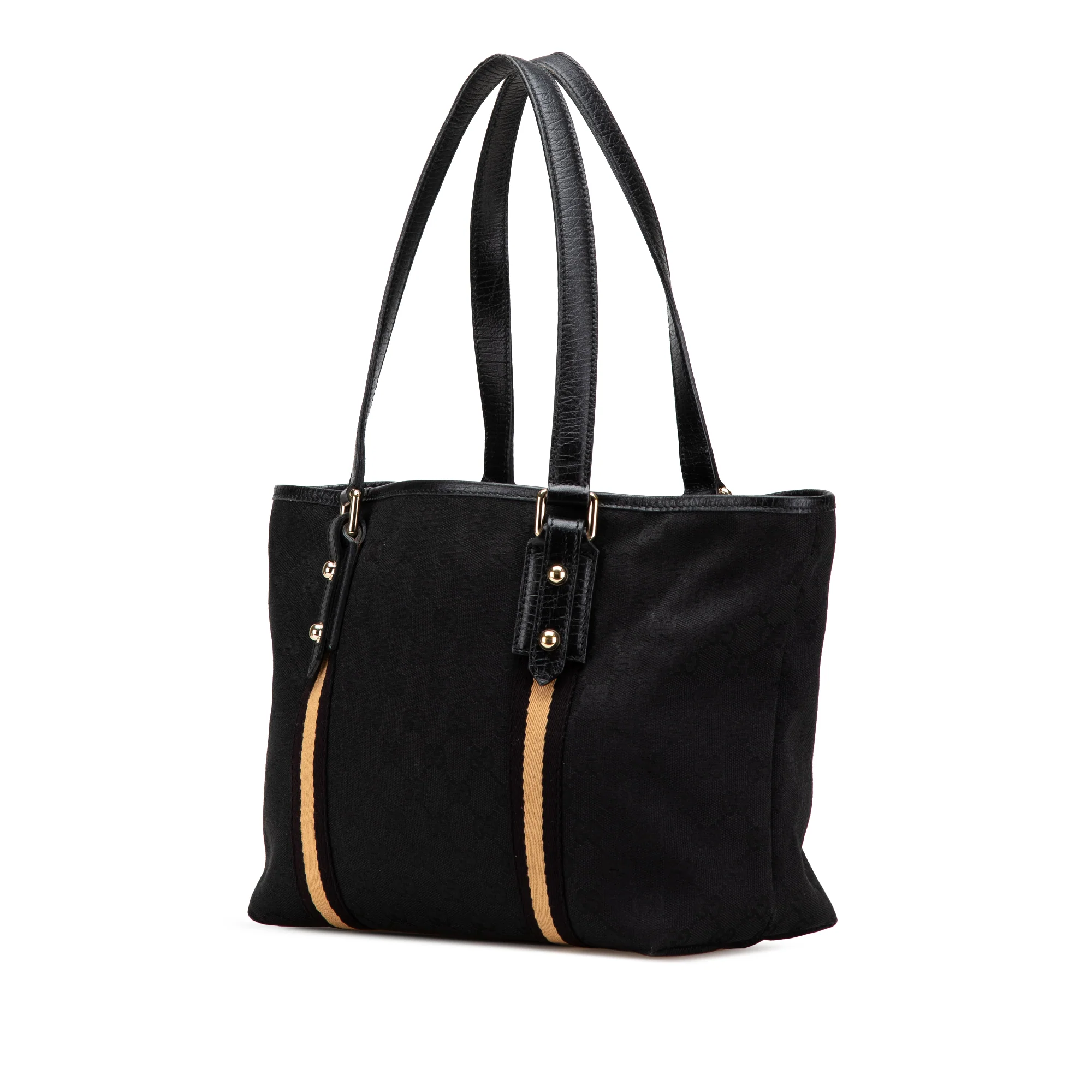 Gucci | Pre-Owned GG Canvas Jolicoeur Tote | Black - Image 7