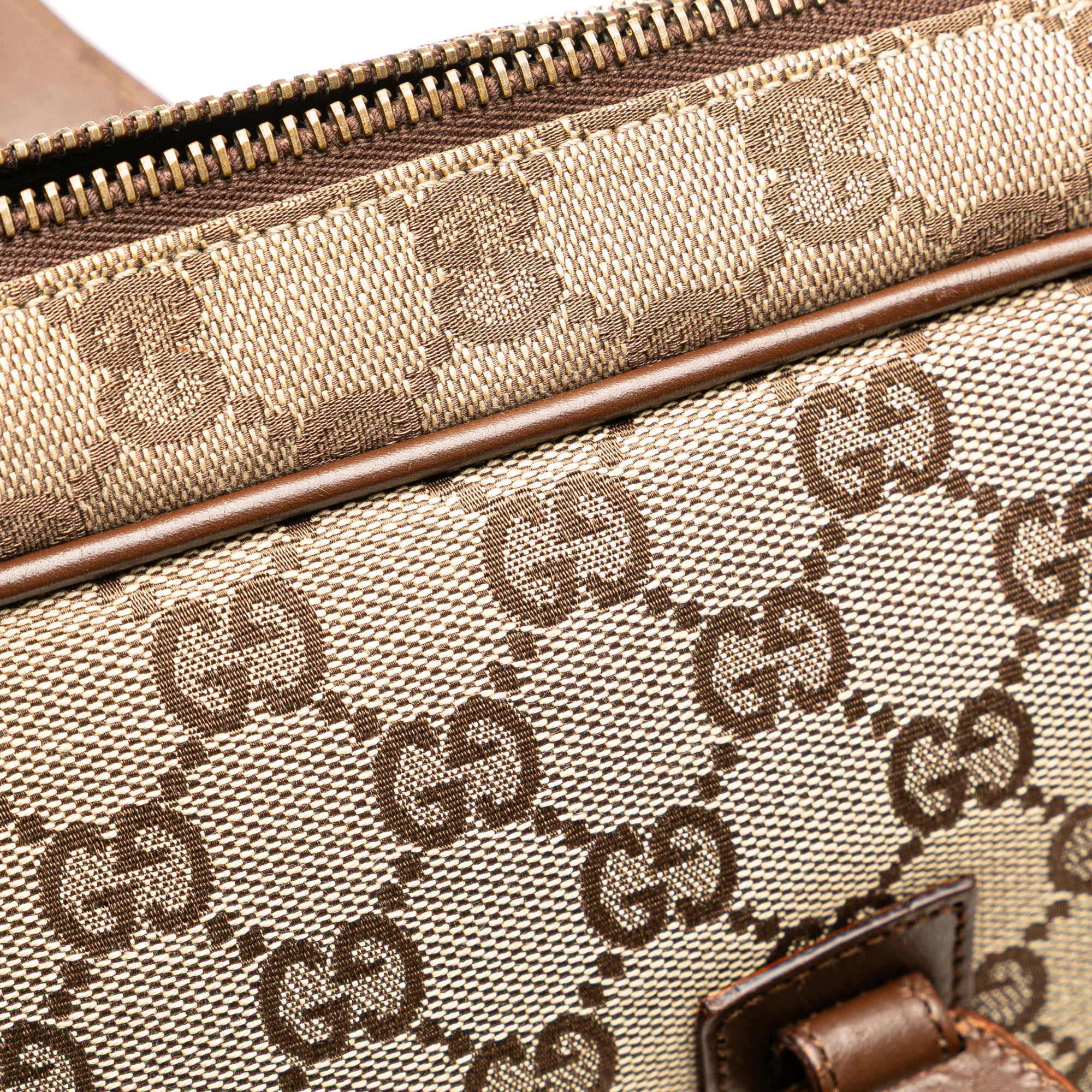 Gucci | Pre-Owned GG Canvas Shoulder Bag | Beige - Image 2