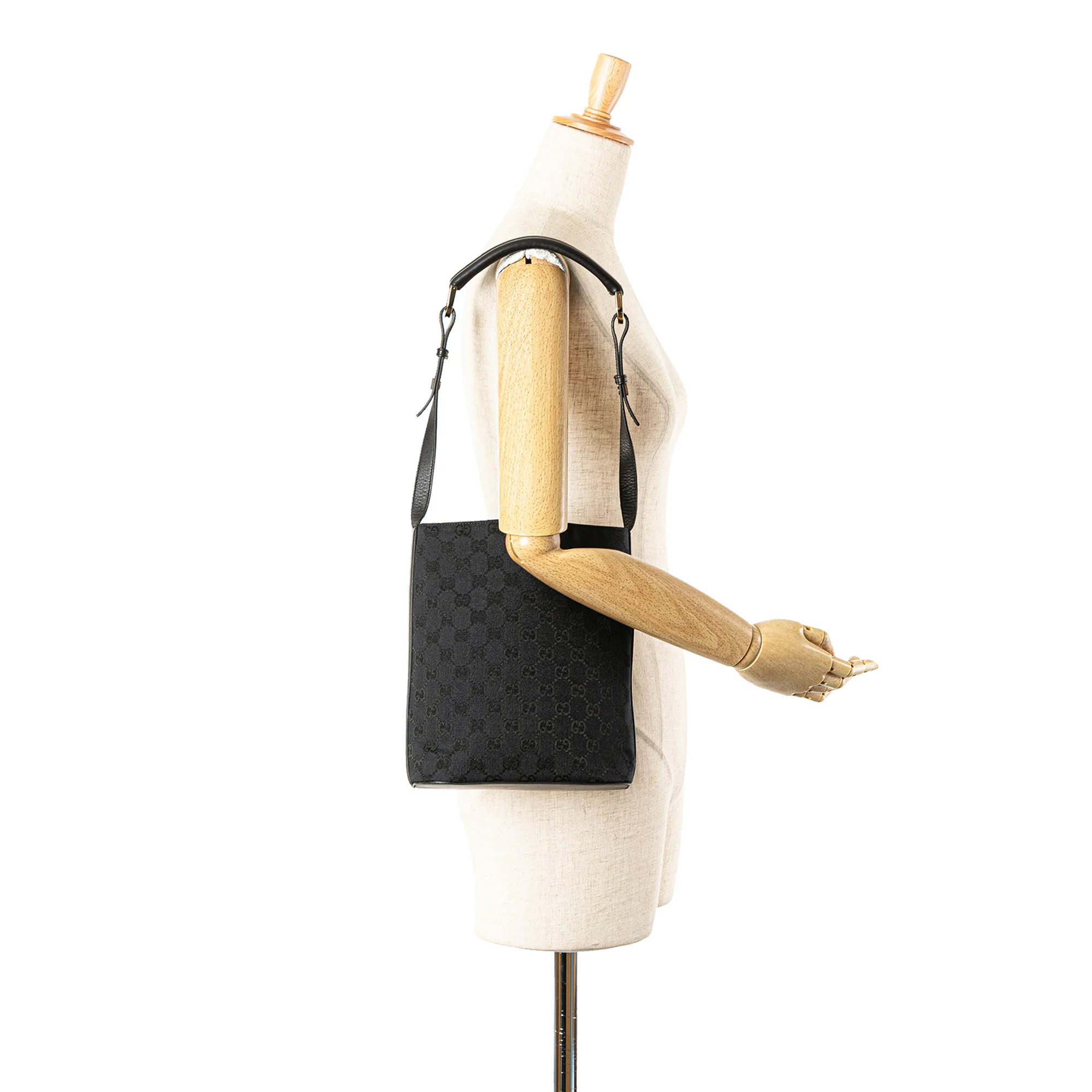 Gucci | Pre-Owned GG Canvas Shoulder Bag | Blue/Navy - Image 5