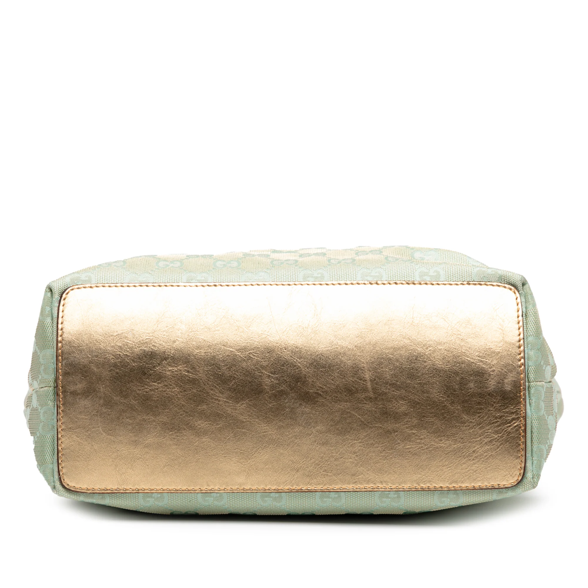 Gucci | Pre-Owned GG Canvas Tote | Green/Mint - Image 3