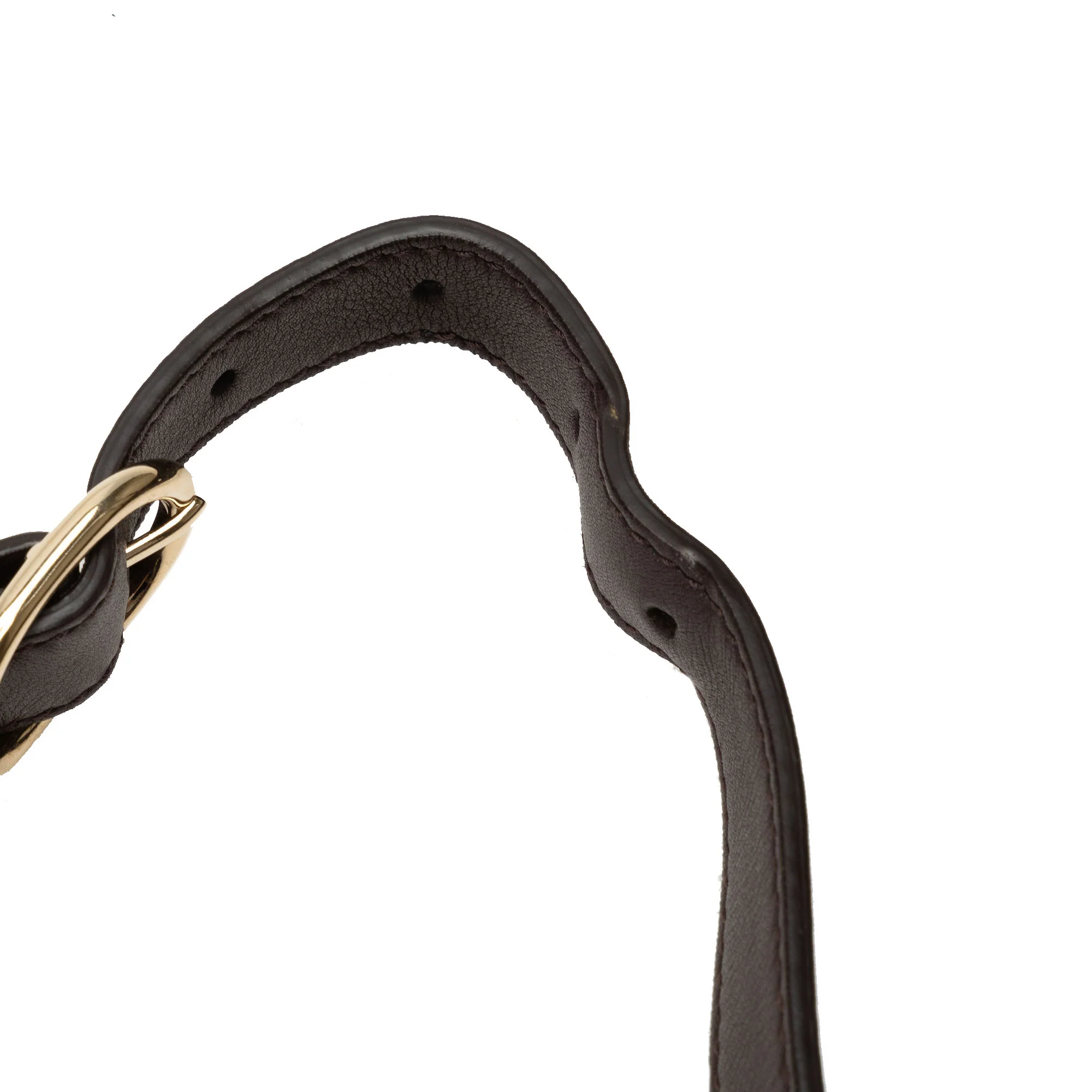 Gucci | Pre-Owned GG Supreme Stirrup Crossbody | Brown/Dark Brown - Image 2