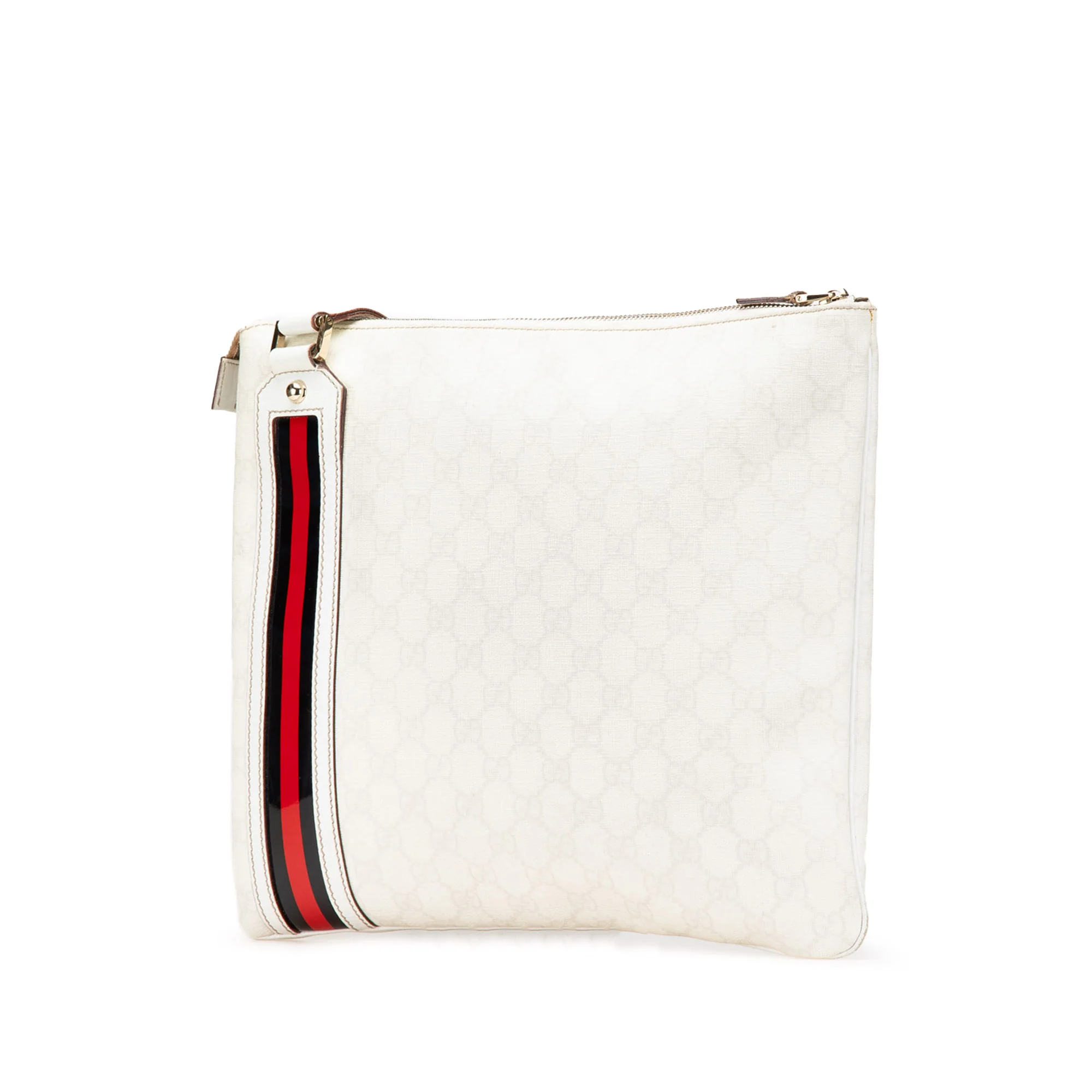 Gucci | Pre-Owned GG Supreme Web Crossbody | White - Image 5