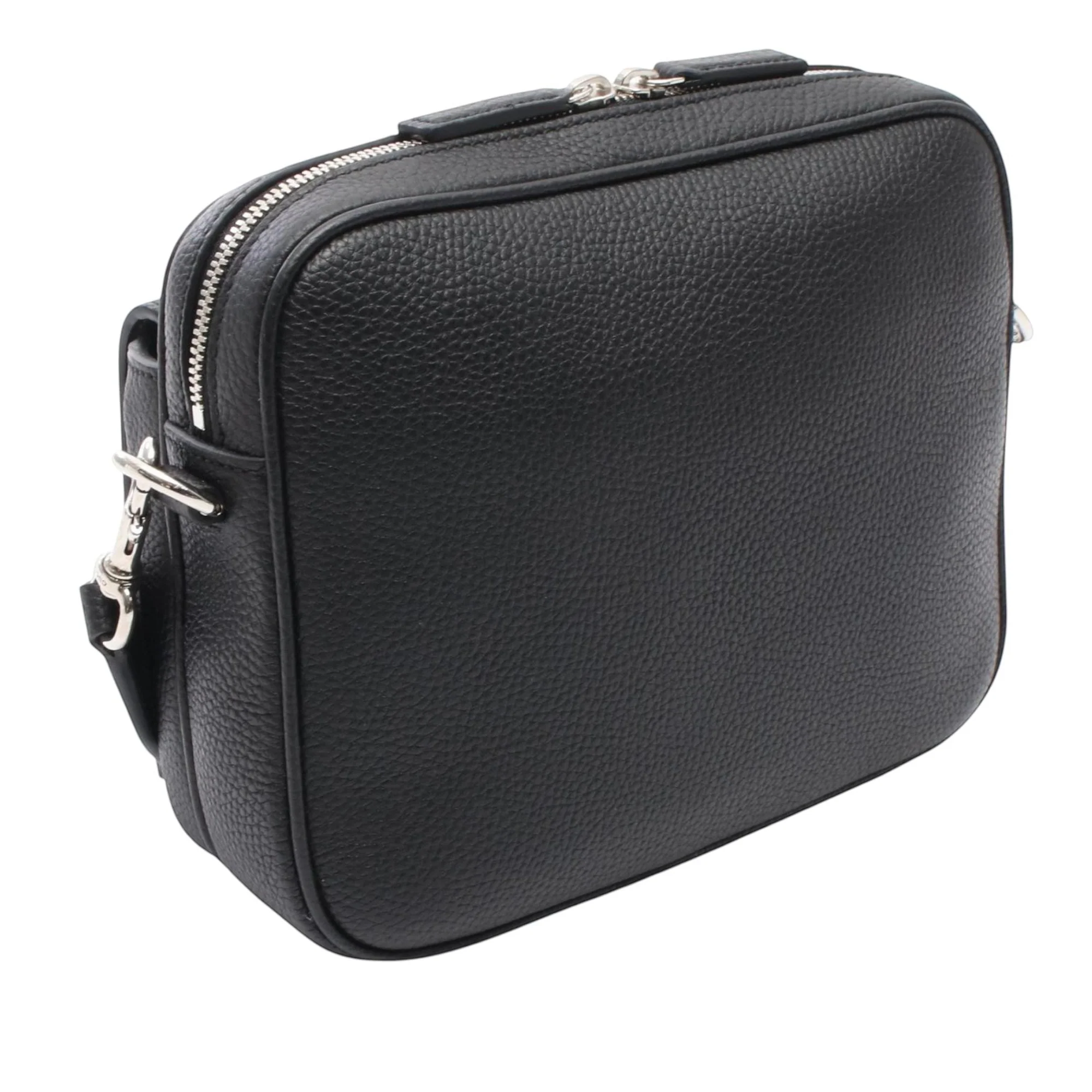 Gucci | Pre-Owned Leather Web Buckle Messenger Bag | Black - Image 2