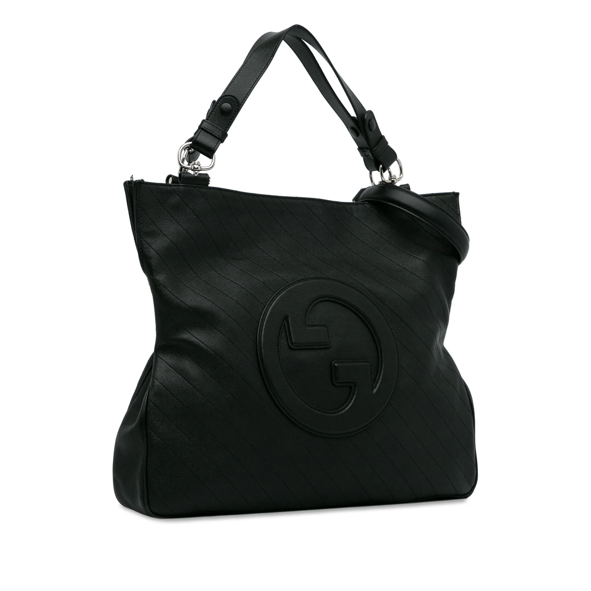 Gucci | Pre-Owned Medium Blondie Satchel | Black - Image 5