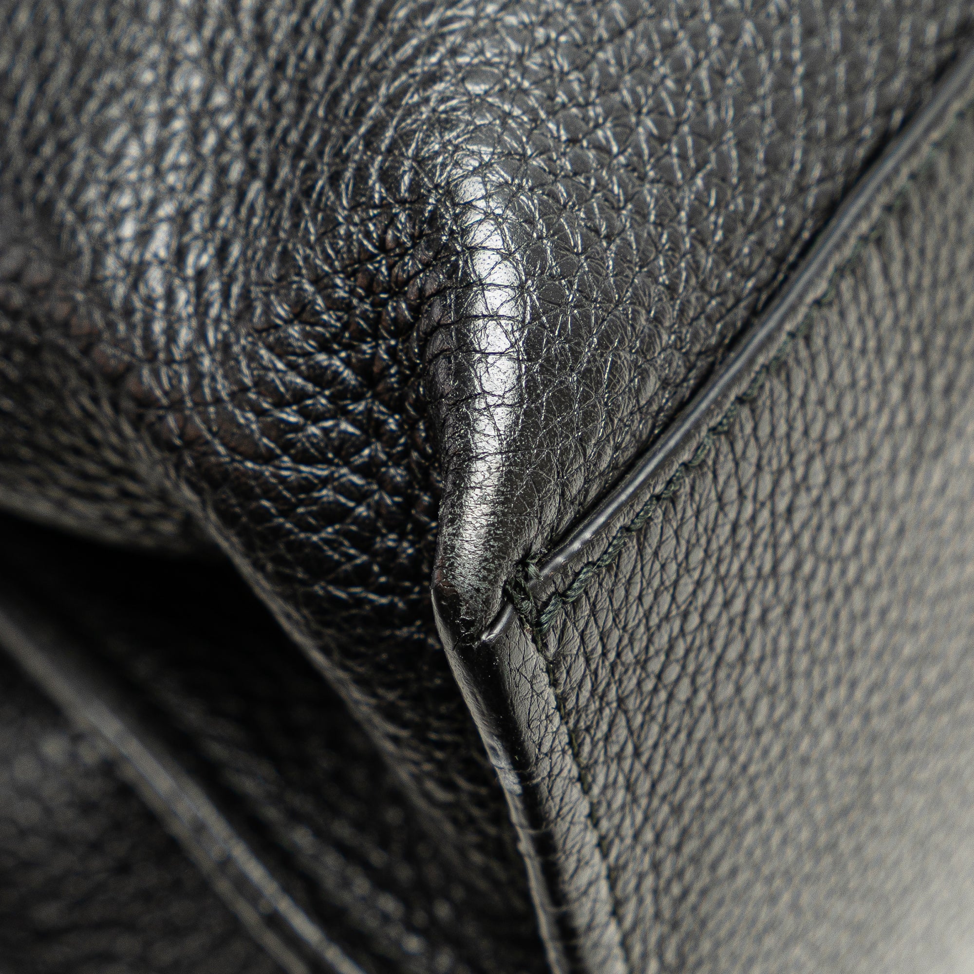 Gucci | Pre-Owned Medium Leather Bamboo Daily Satchel | Black - Image 11