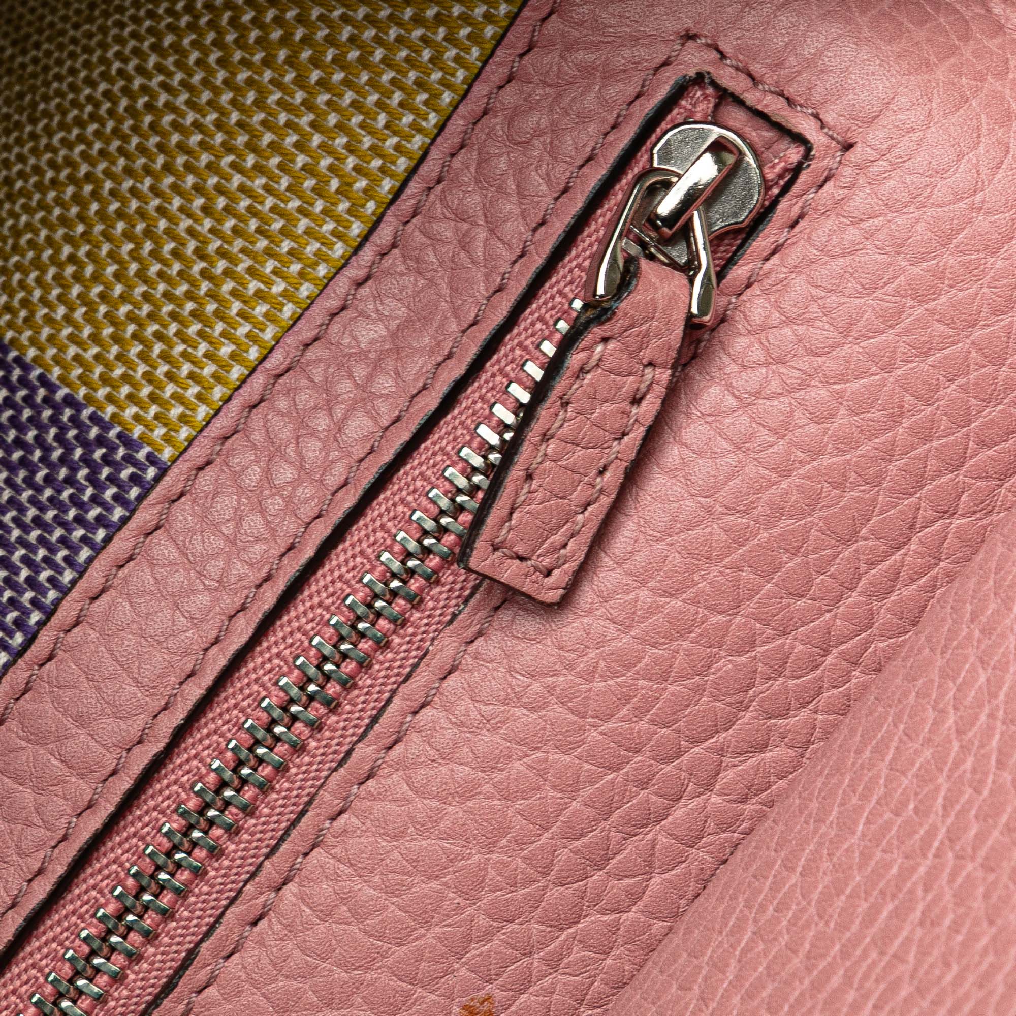 Gucci | Pre-Owned Medium Leather Bamboo Daily Satchel | Pink - Image 10