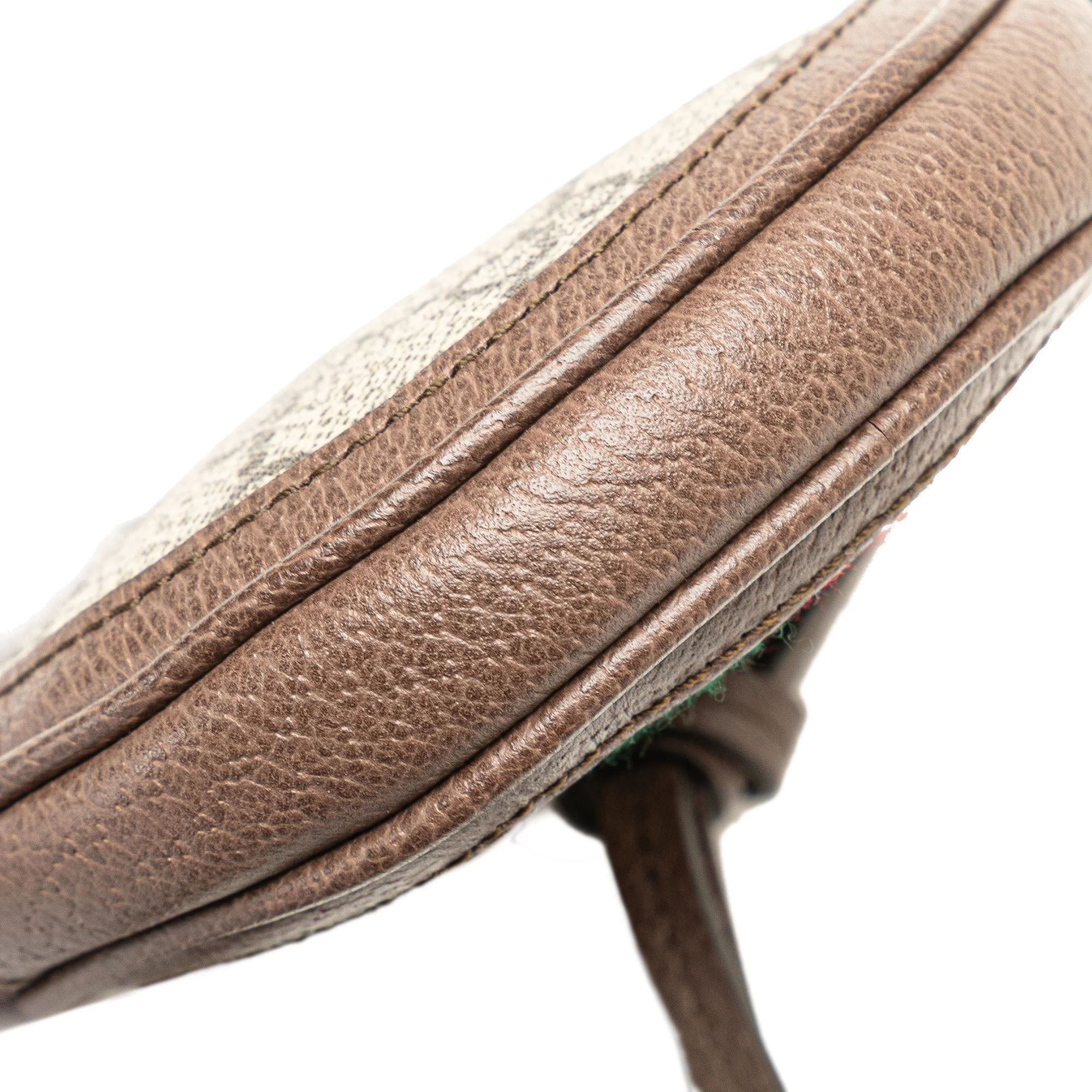 Gucci | Pre-Owned Mini GG Supreme Ophidia Round Neck Pouch | Beige - Image 12