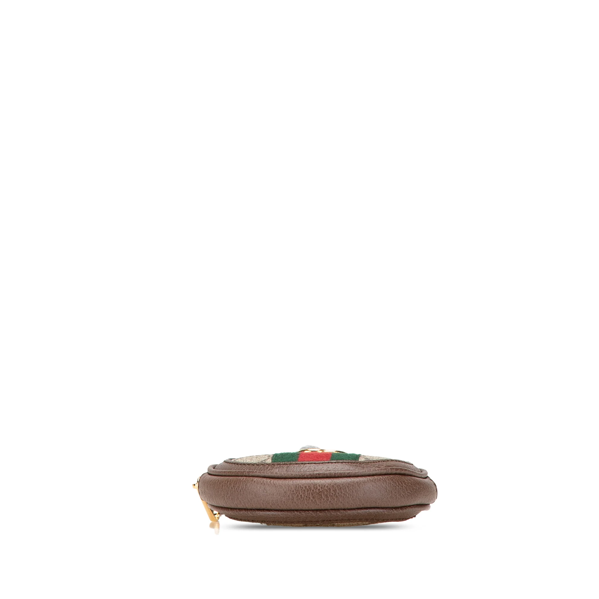 Gucci | Pre-Owned Mini GG Supreme Ophidia Round Neck Pouch | Beige - Image 6