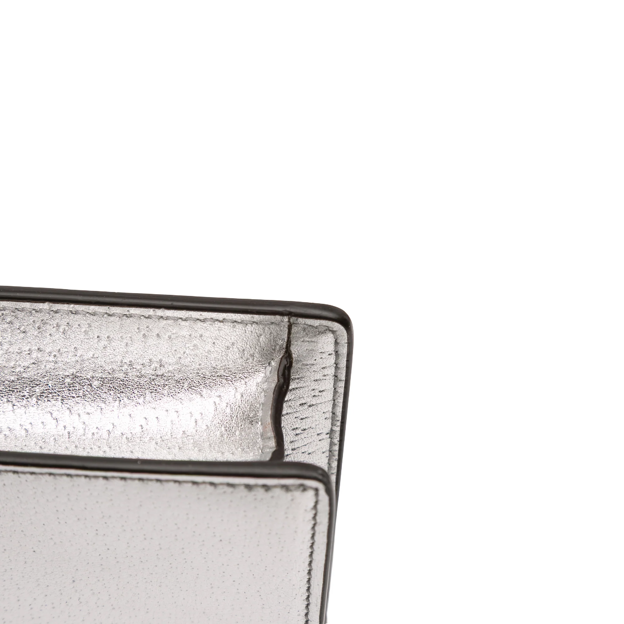 Gucci | Pre-Owned Mini Leather Dionysus Crossbody | Silver - Image 9