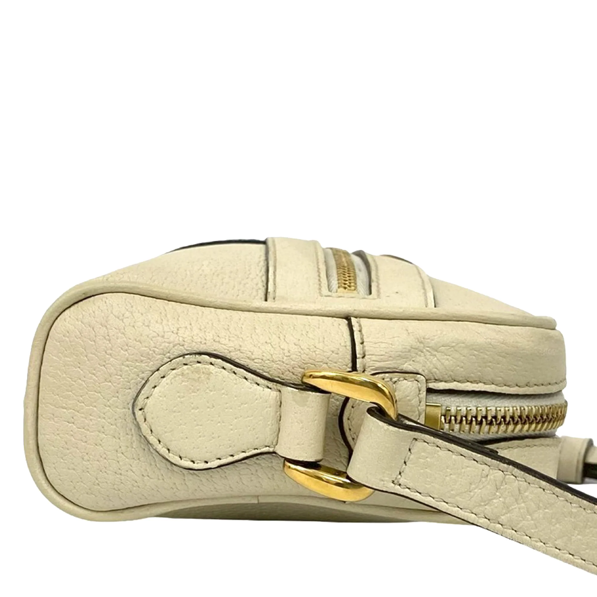 Gucci | Pre-Owned Mini Leather Ophidia Crossbody | White - Image 7
