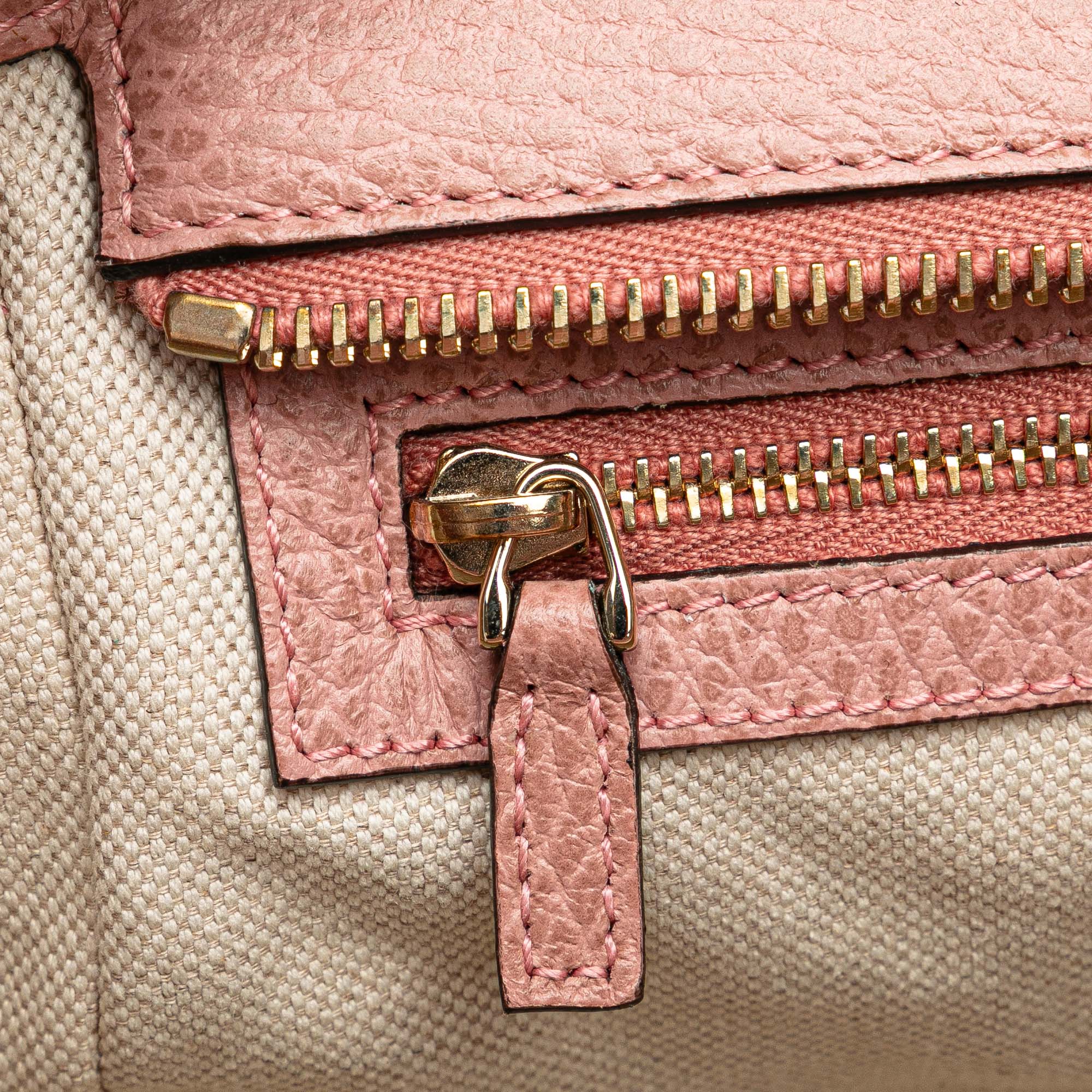 Gucci | Pre-Owned Mini Leather Swing Satchel | Pink - Image 10