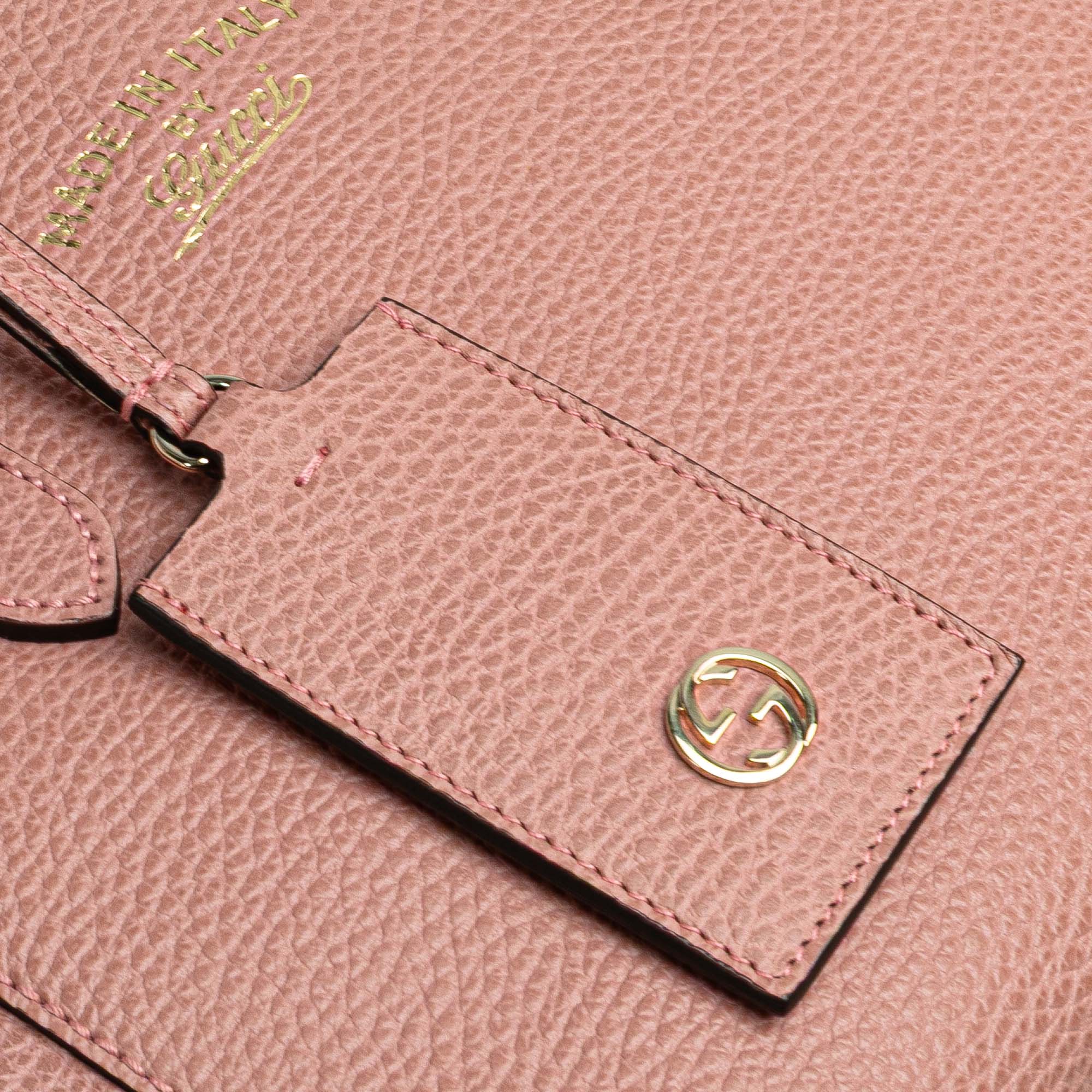 Gucci | Pre-Owned Mini Leather Swing Satchel | Pink - Image 13