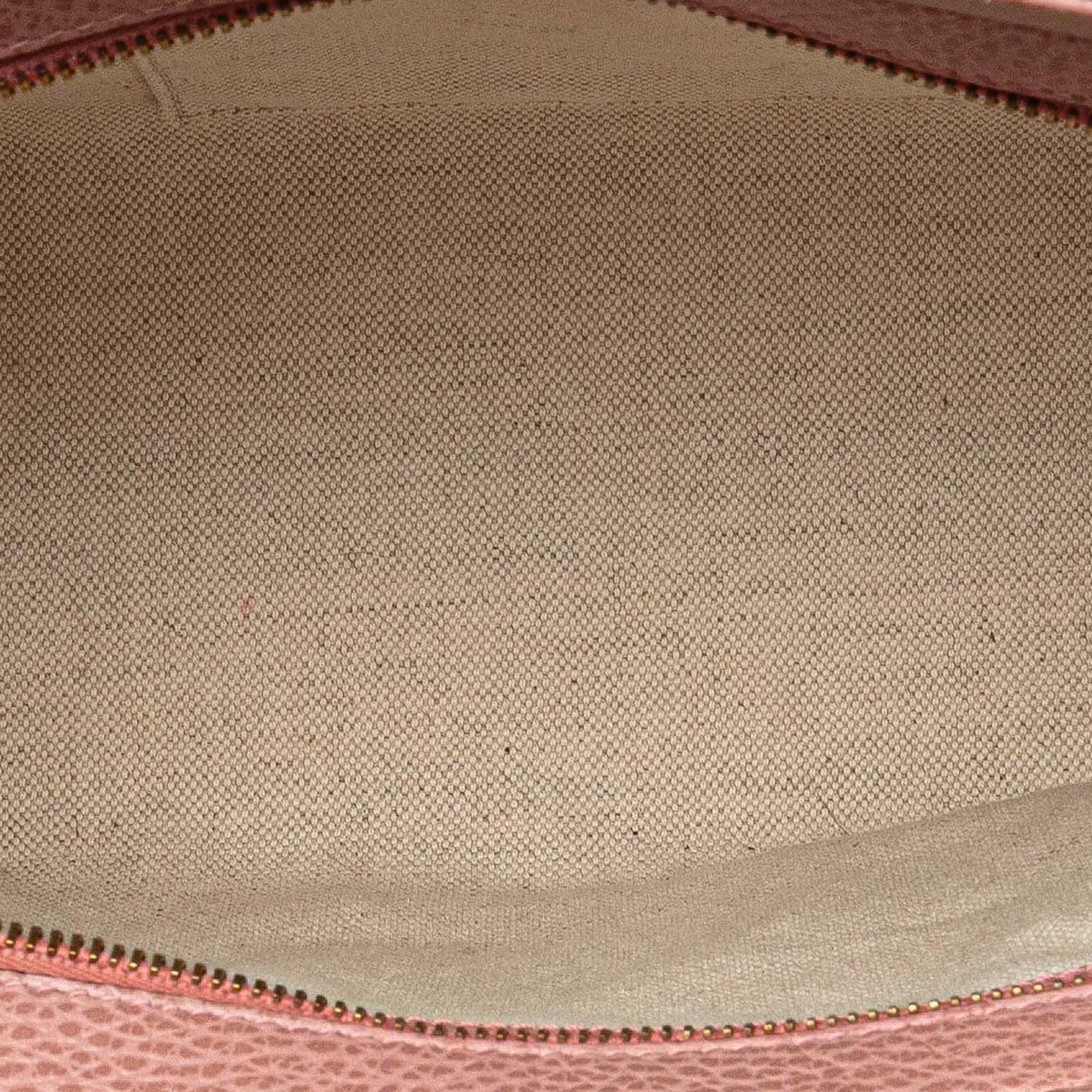 Gucci | Pre-Owned Mini Leather Swing Satchel | Pink - Image 9