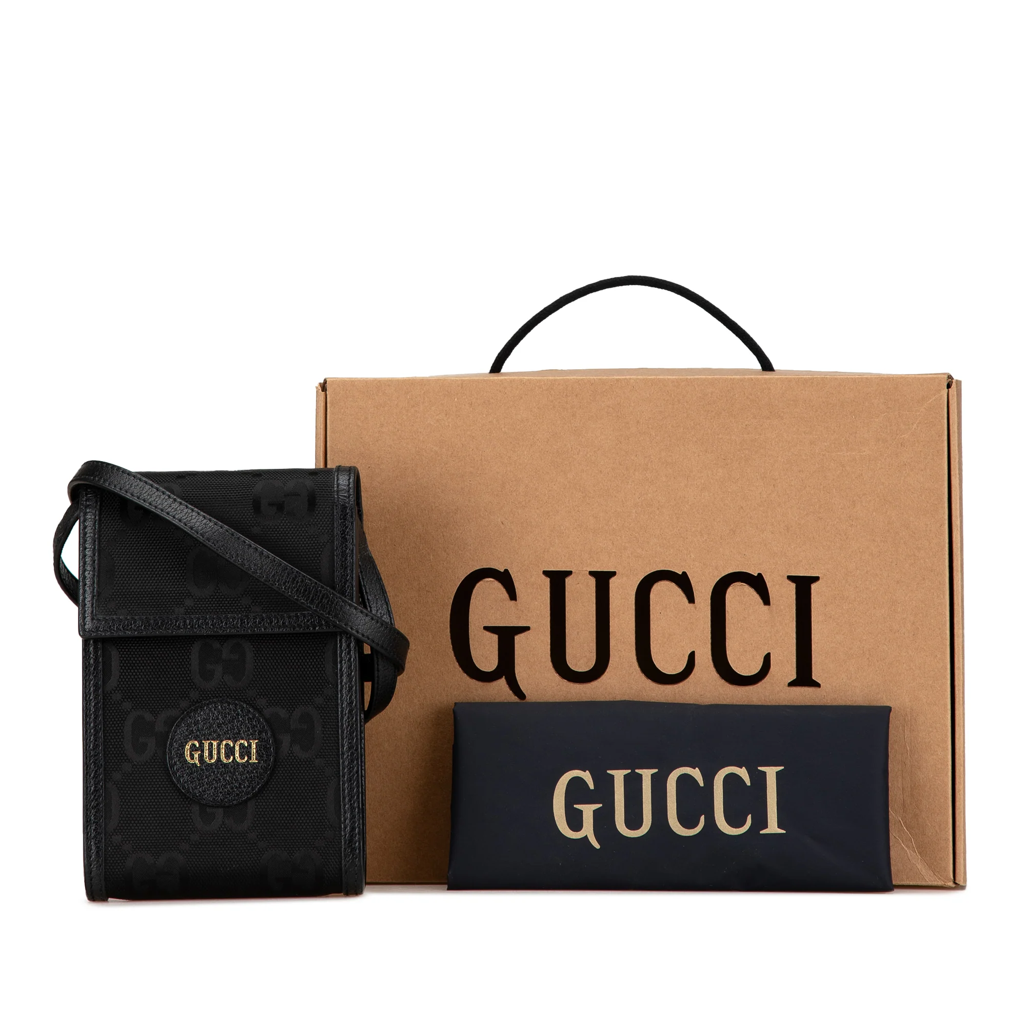 Gucci | Pre-Owned Off The Grid Mini GG Econyl Crossbody | Black - Image 8