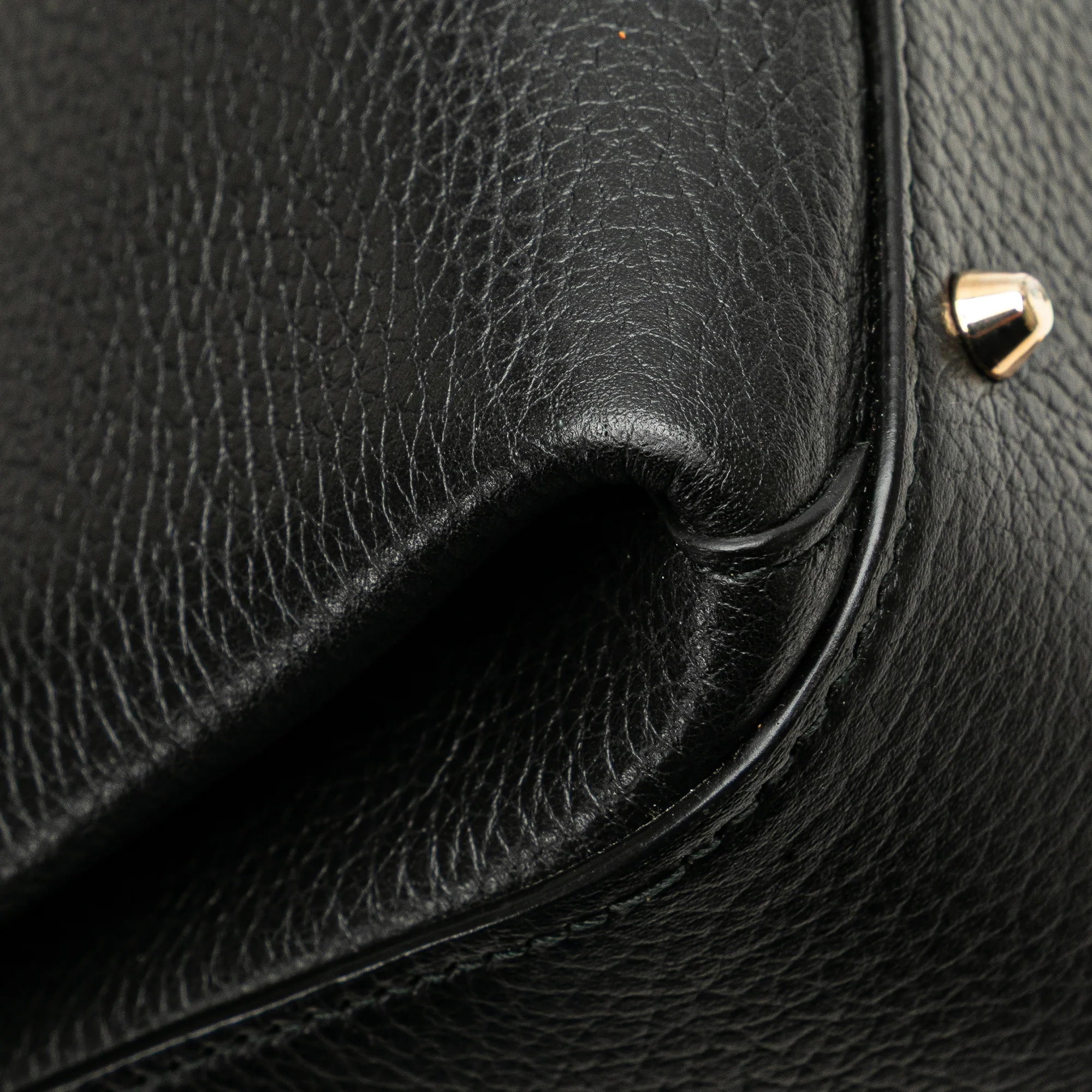 Gucci | Pre-Owned Small Dollar Calf Interlocking G Satchel | Black - Image 2