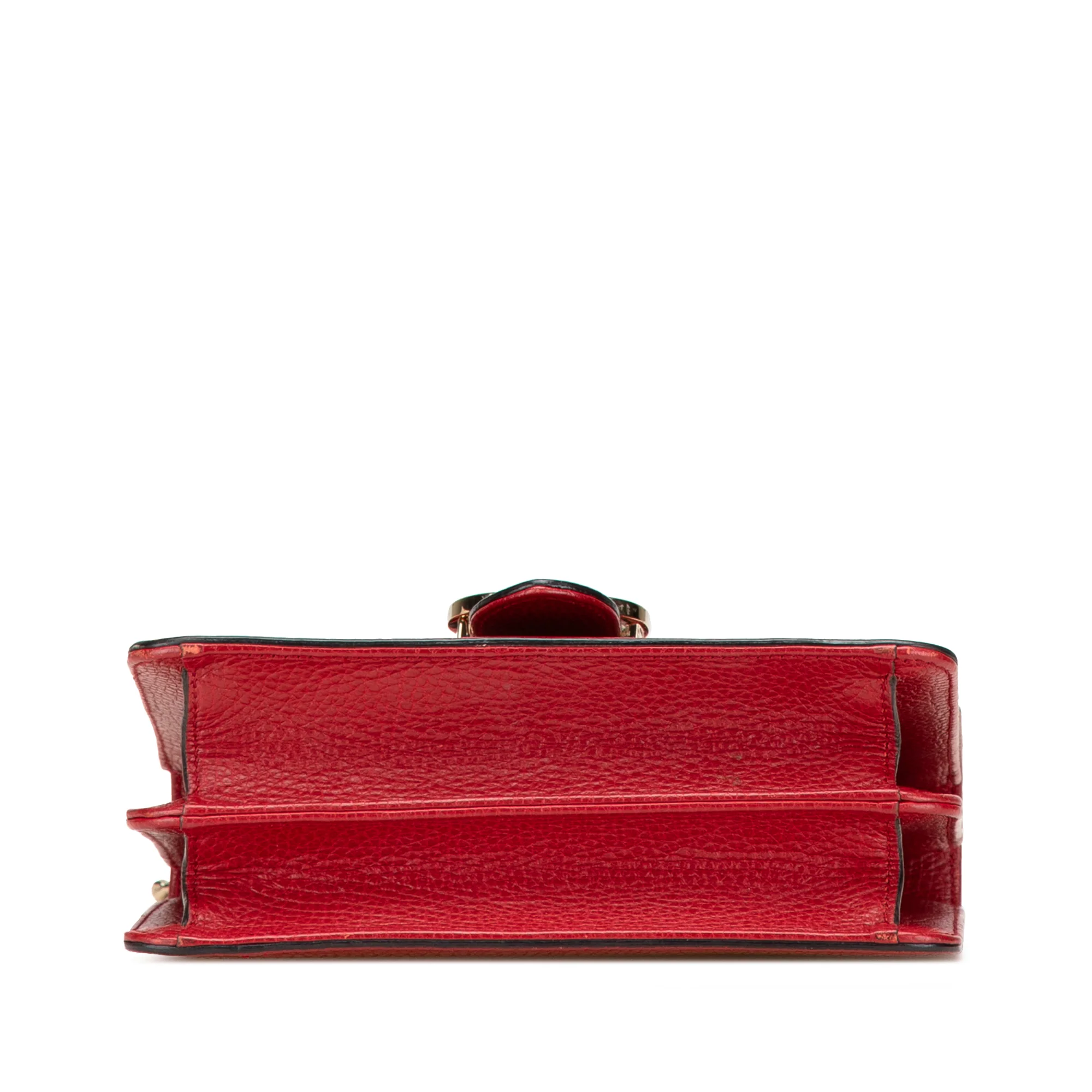 Gucci | Pre-Owned Small Dollar Calfskin Interlocking G Crossbody - II | Red - Image 5