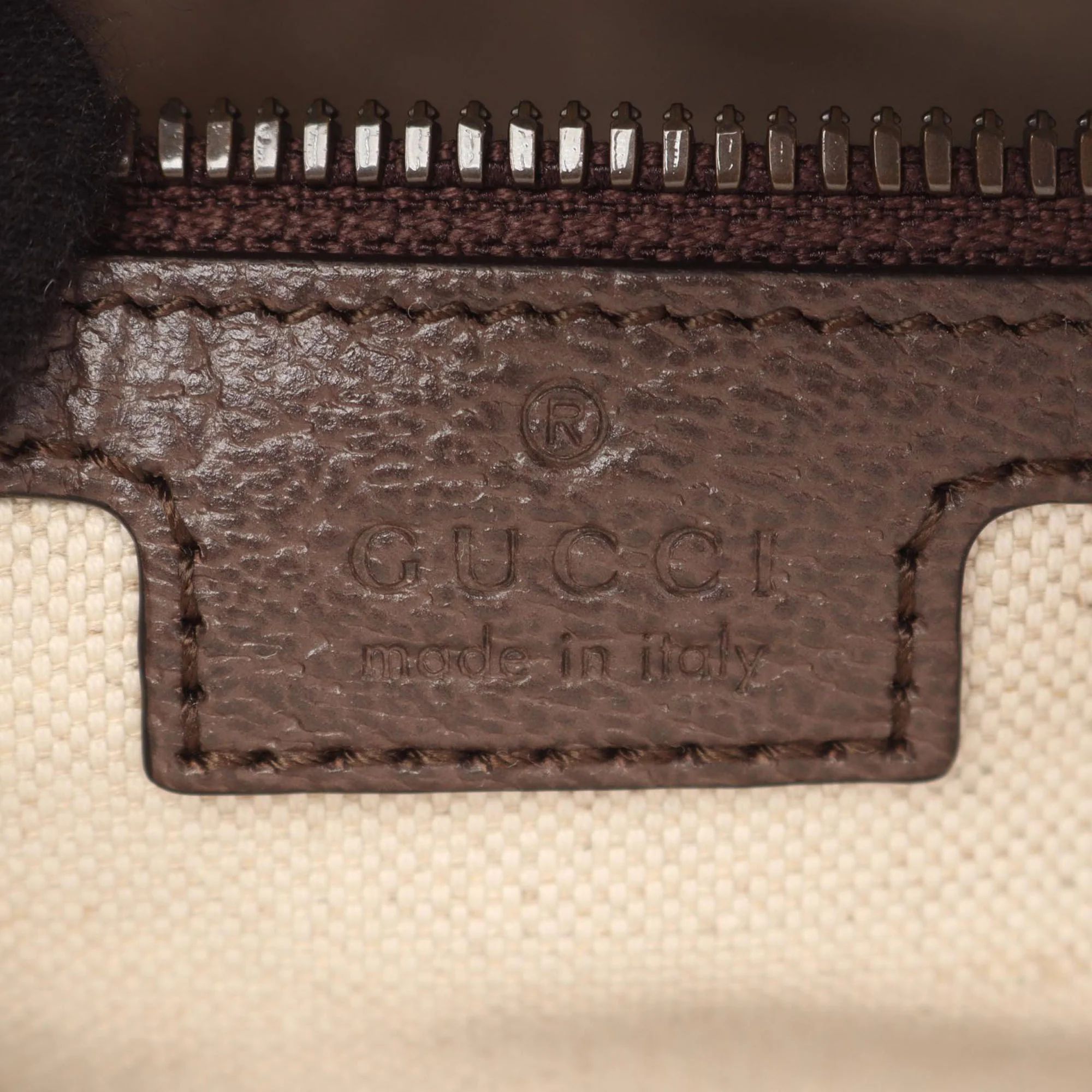 Gucci | Pre-Owned Small GG Supreme Ophidia Web Backpack | Beige - Image 4