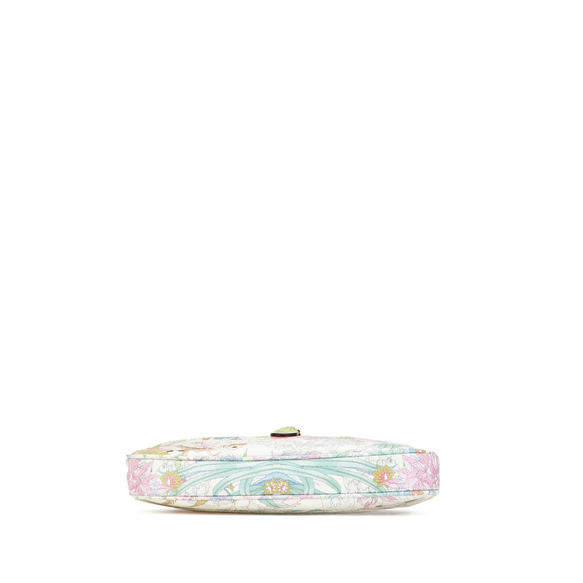 Gucci | Pre-Owned Yuko Higuchi Small Calfskin Floral Print Jackie 1961 | White - Image 7