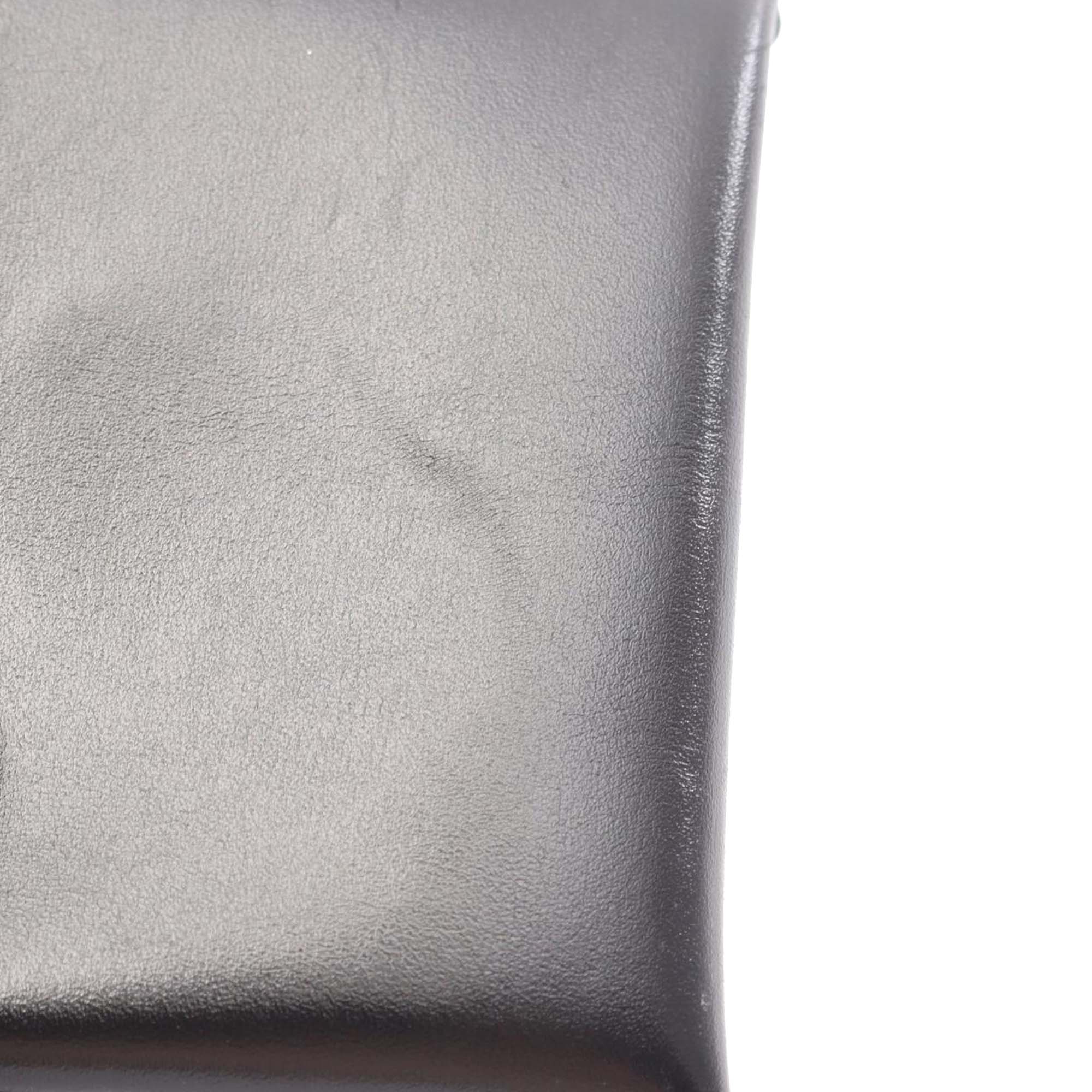 Hermes | Pre-Owned Calfskin Bastia Coin Purse | Black - Image 2