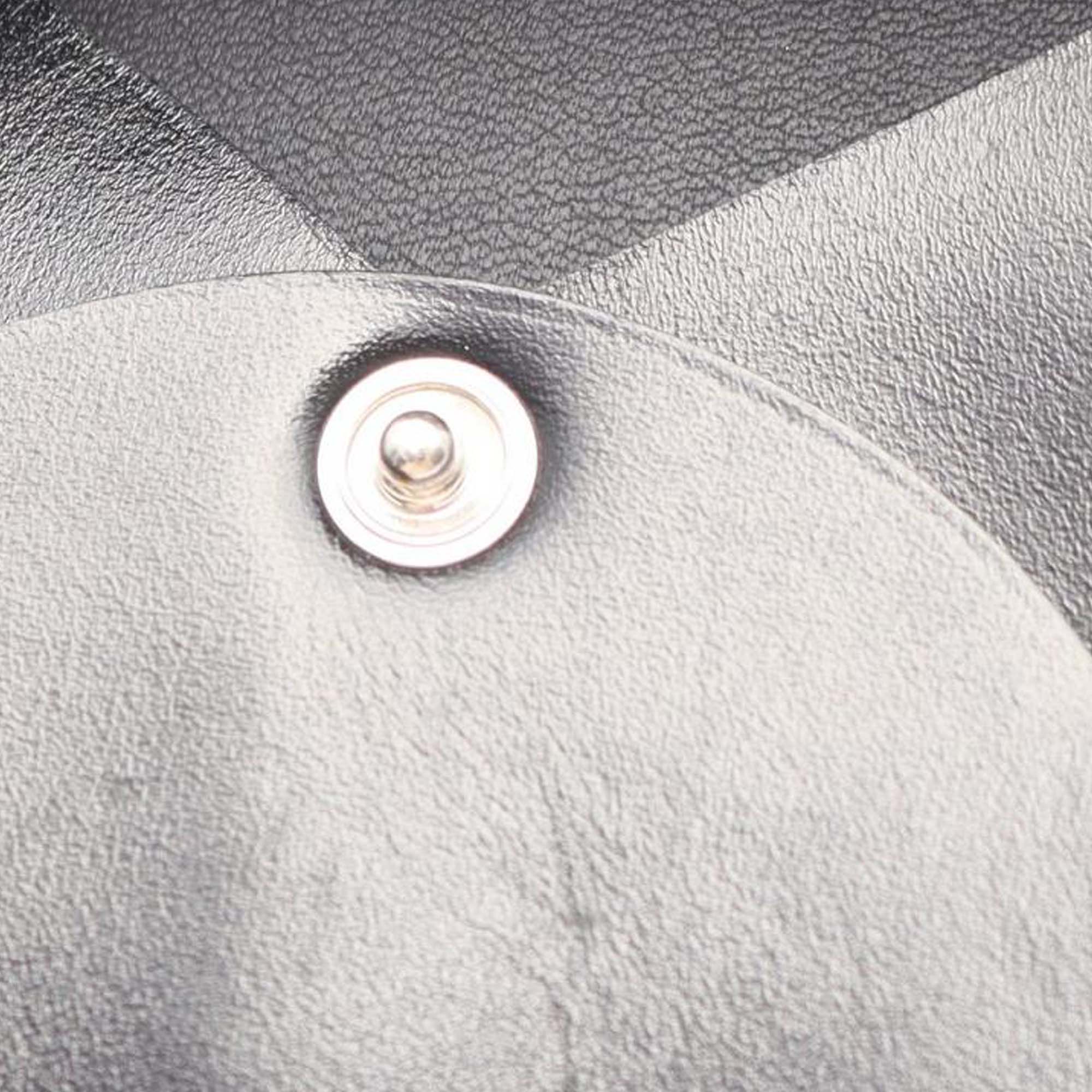 Hermes | Pre-Owned Calfskin Bastia Coin Purse | Black - Image 9