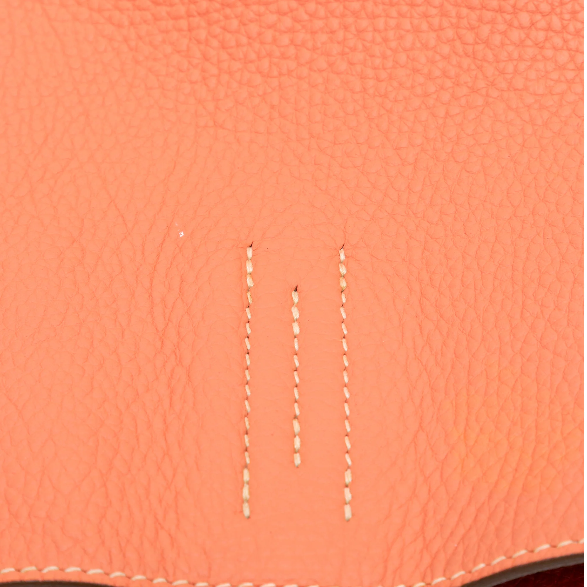 Hermes | Pre-Owned Clemence Double Sens 36 | Pink/Salmon - Image 6