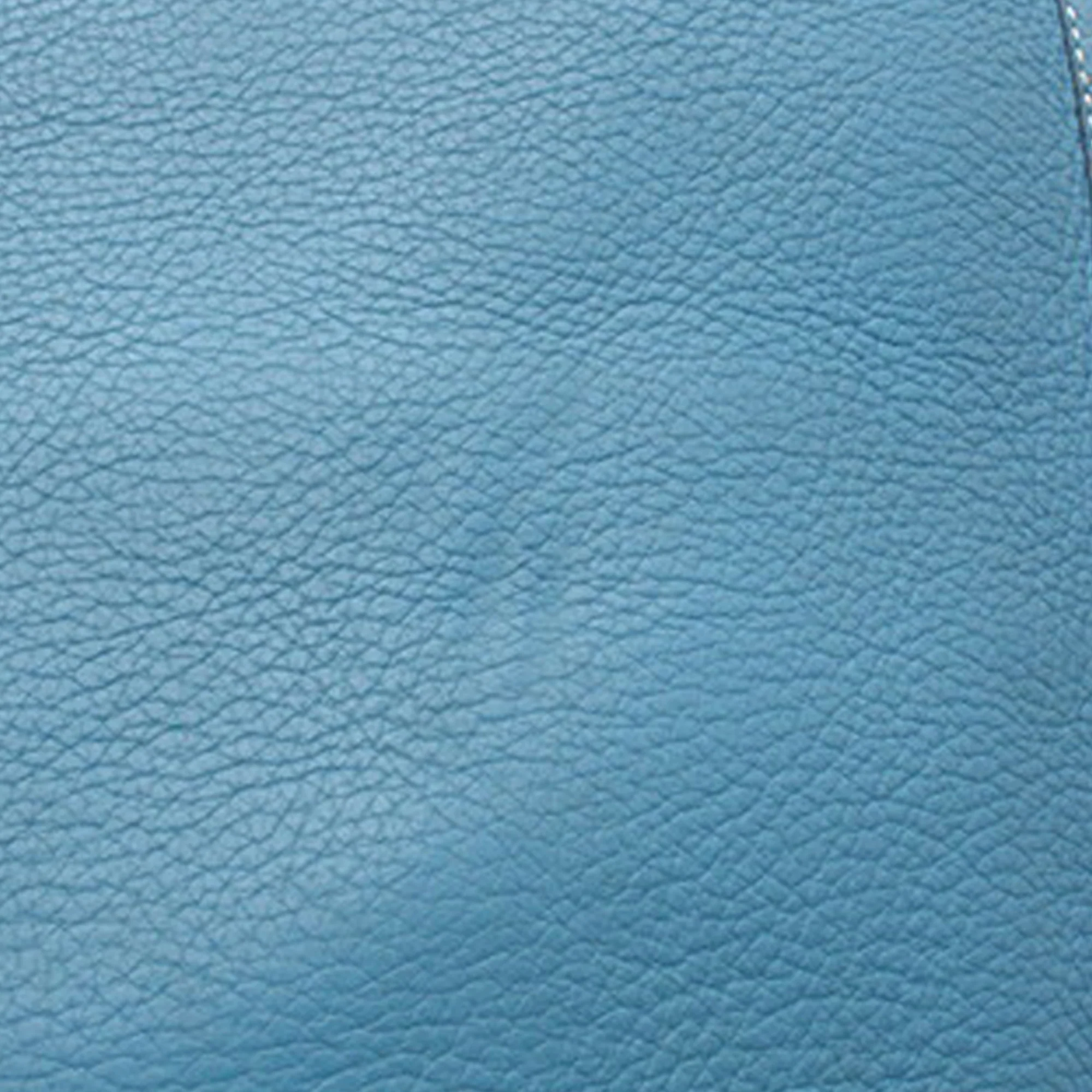 Hermes | Pre-Owned Clemence Evelyne GM | Blue/Denim - Image 4